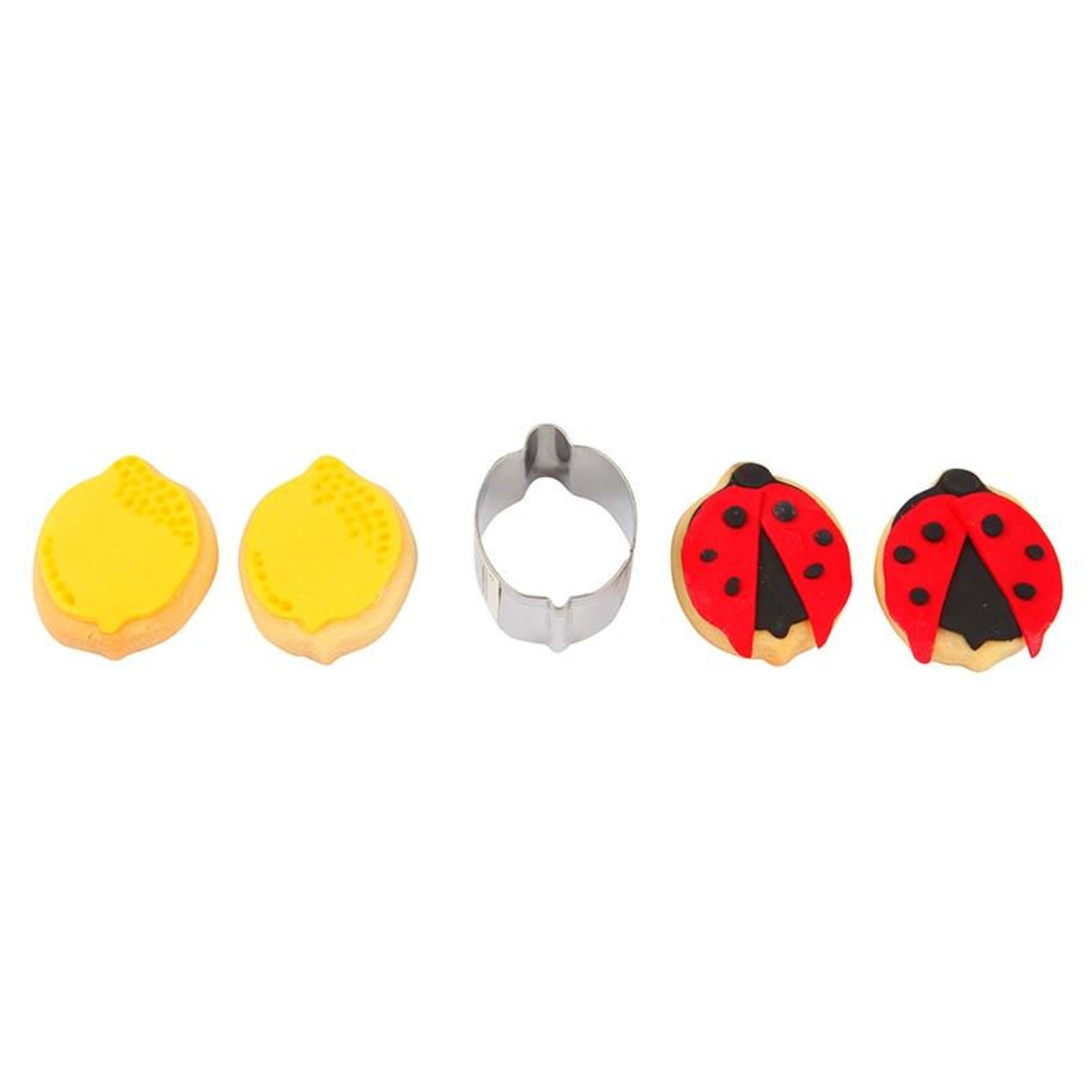 Sweet Themes Mini Ladybug or Lemon Cookie Cutter