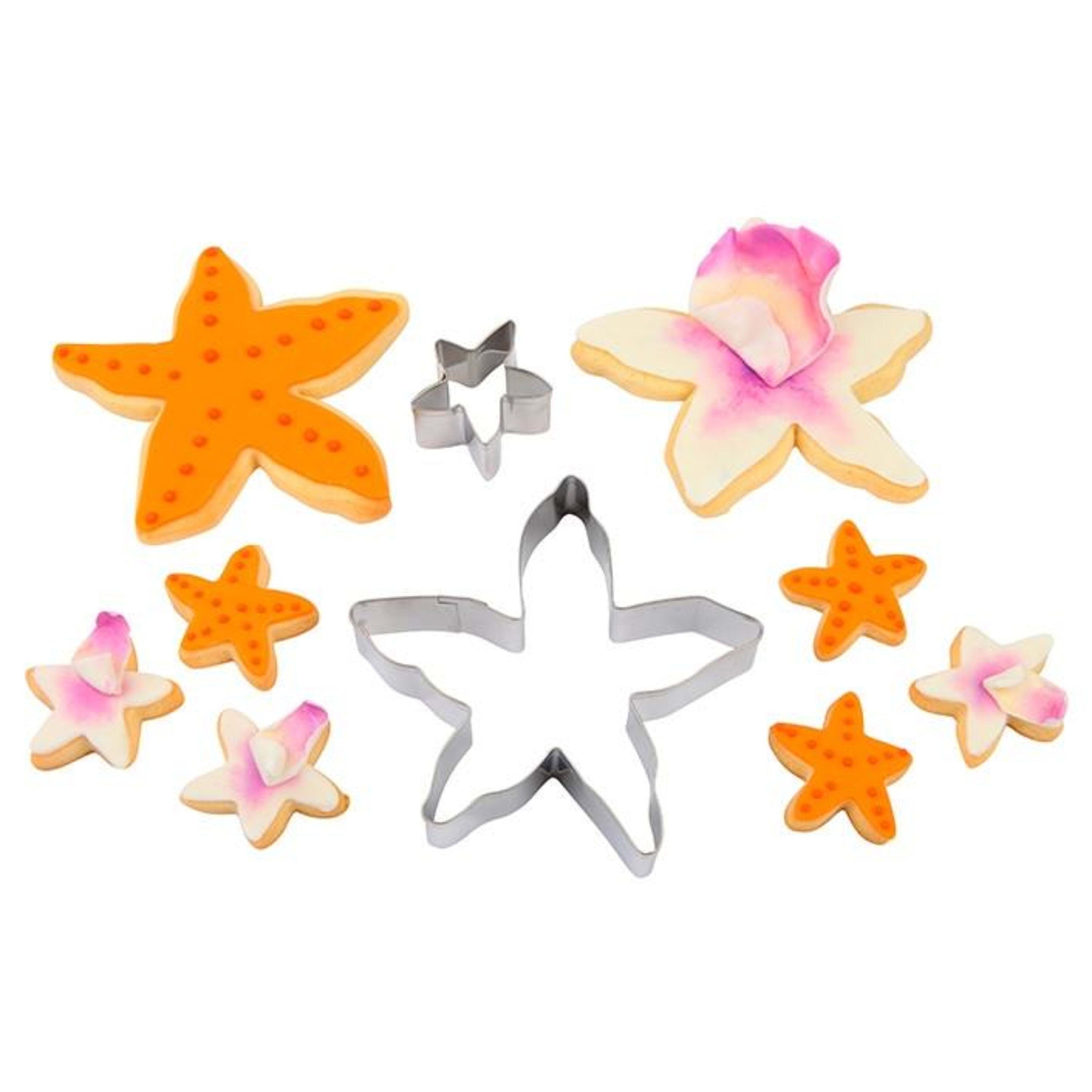 Sweet Themes Mini Starfish or Orchid Cookie Cutter