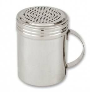 Cocoa Shaker with Handle - Stainless Steel