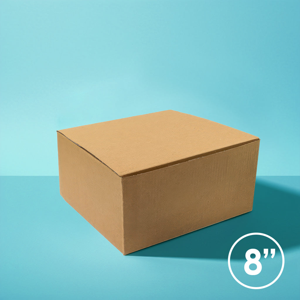 Bake Group Brown 8in Pop Up Cake Box