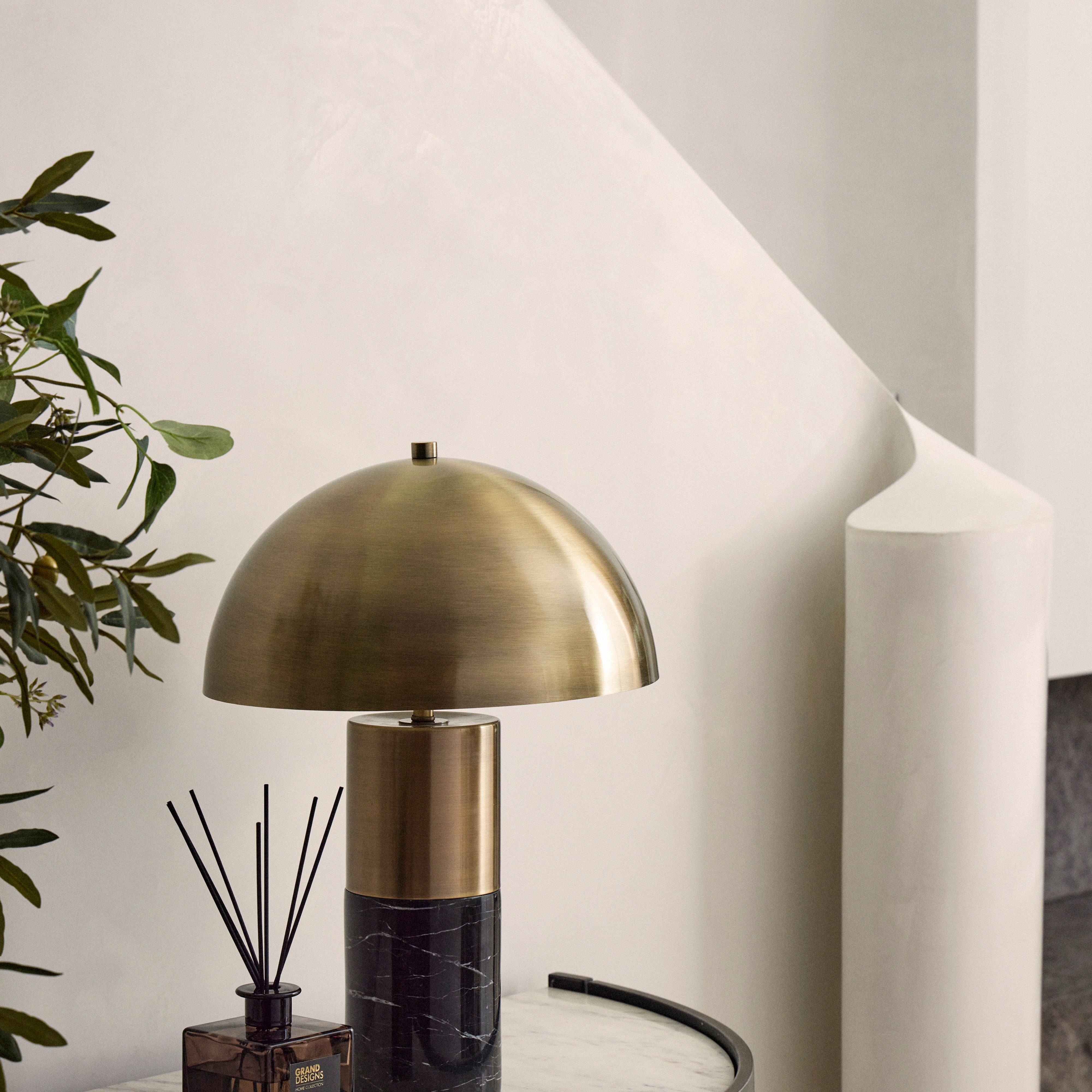 Grand Designs Bronze Plated Dome Table Lamp