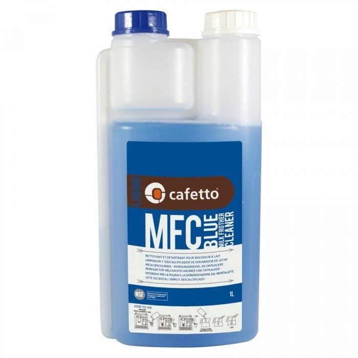Cafetto Daily Milk Frother Cleaner Blue Alkaline 1L