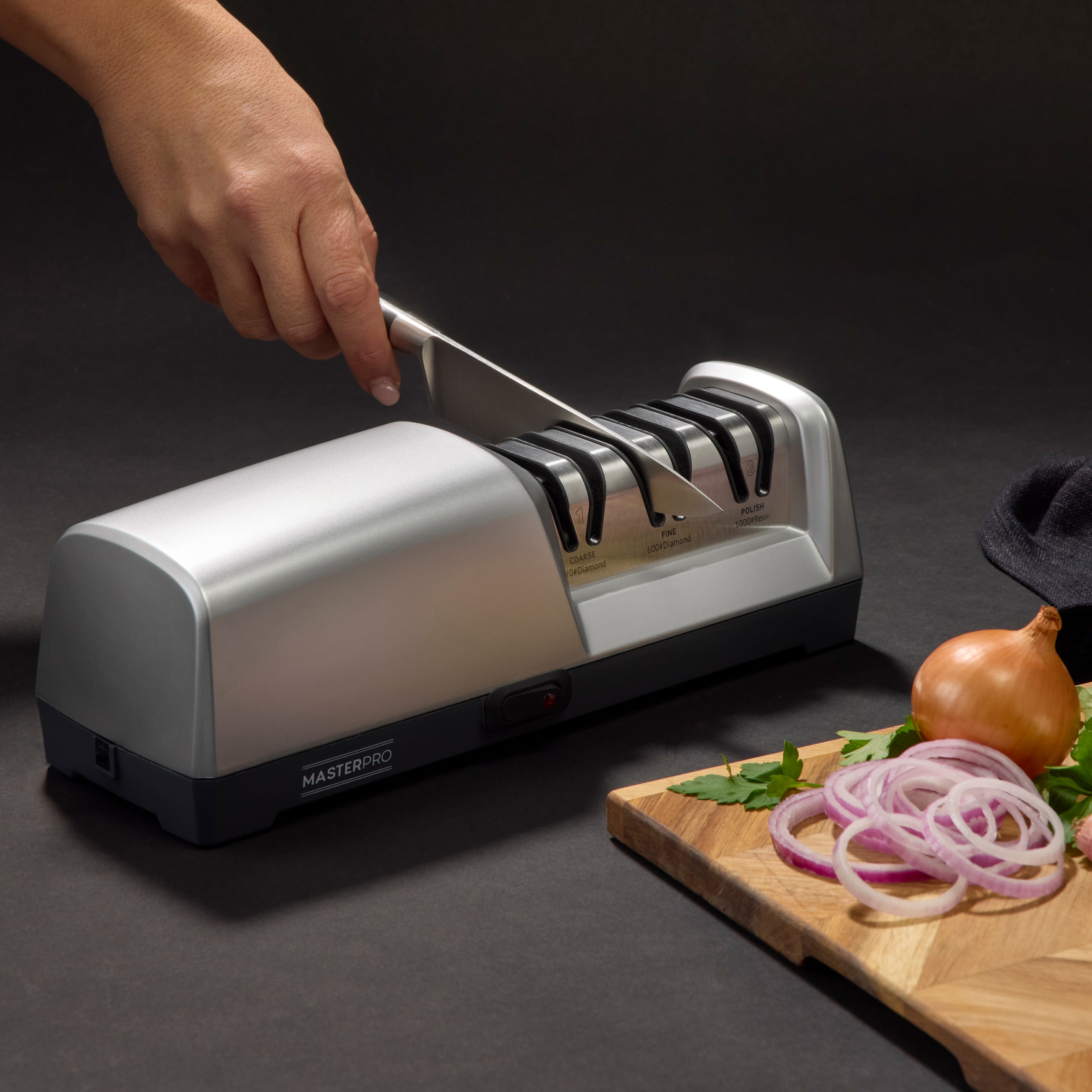 MasterPro 3 Stage Precision Electric Knife Sharpener