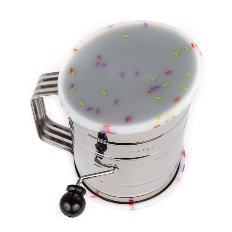 Sprinks Flour Sifter with 2 Silicone Lids