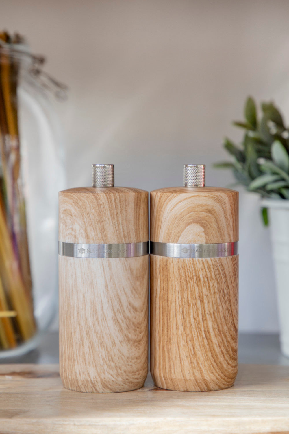 MasterCraft Beech Salt & Pepper Mill 12cm