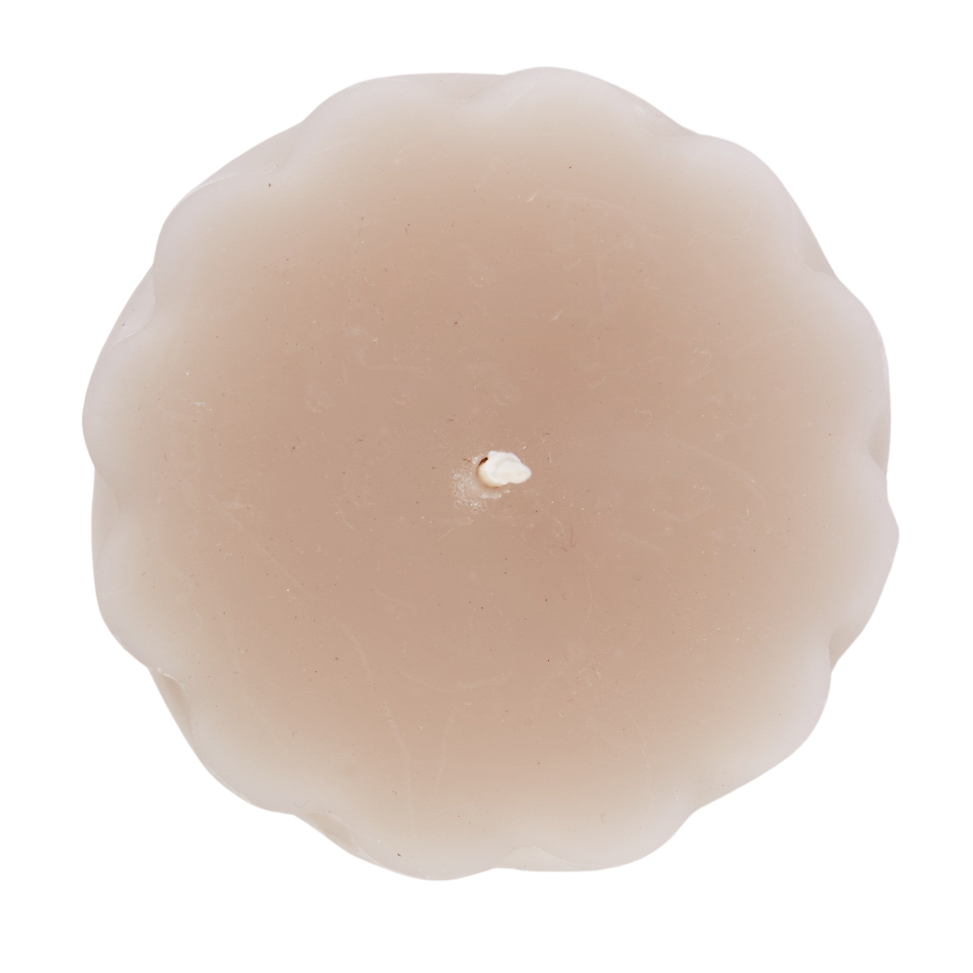 Amalfi Maisie Swirl Pillar Candle Latte