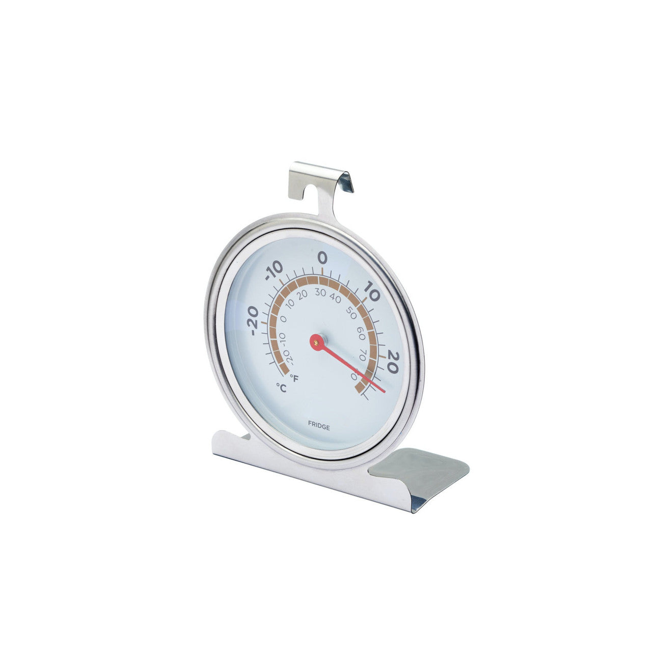 MasterCraft Deluxe Stainless Steel Fridge Thermometer 10cm
