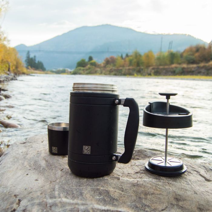 BruTrek French Press 950ml (32oz) - Obsidian