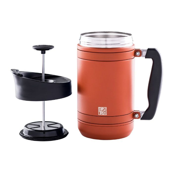 BruTrek French Press 950ml (32oz) - Red Rock