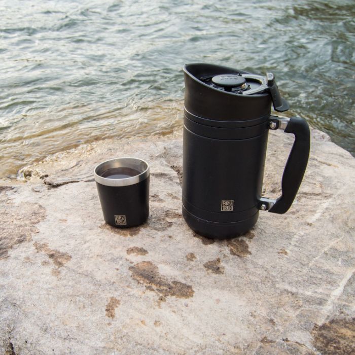 BruTrek French Press 950ml (32oz) - Obsidian