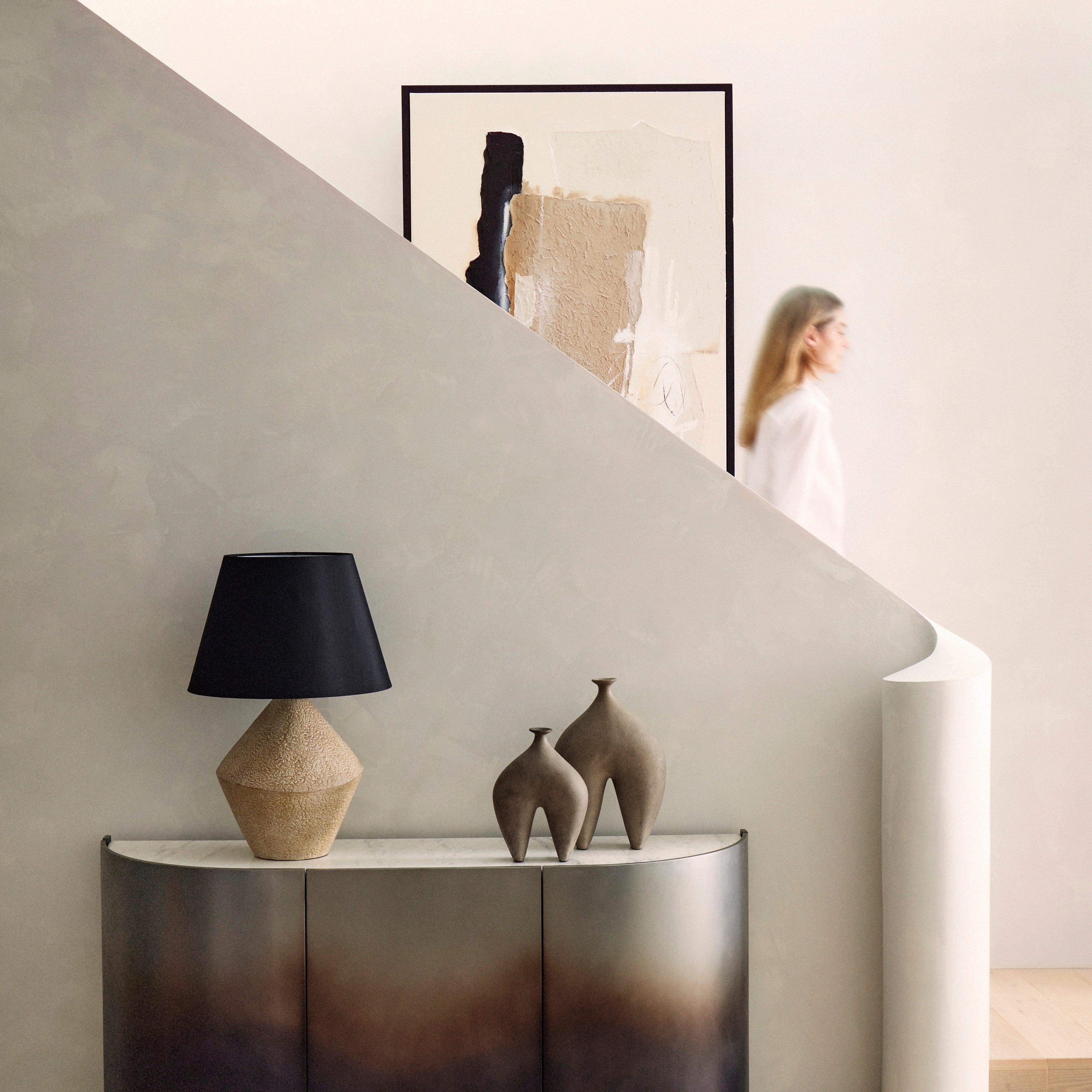 Grand Designs Pedrali Hand Painted Wall Art Brown