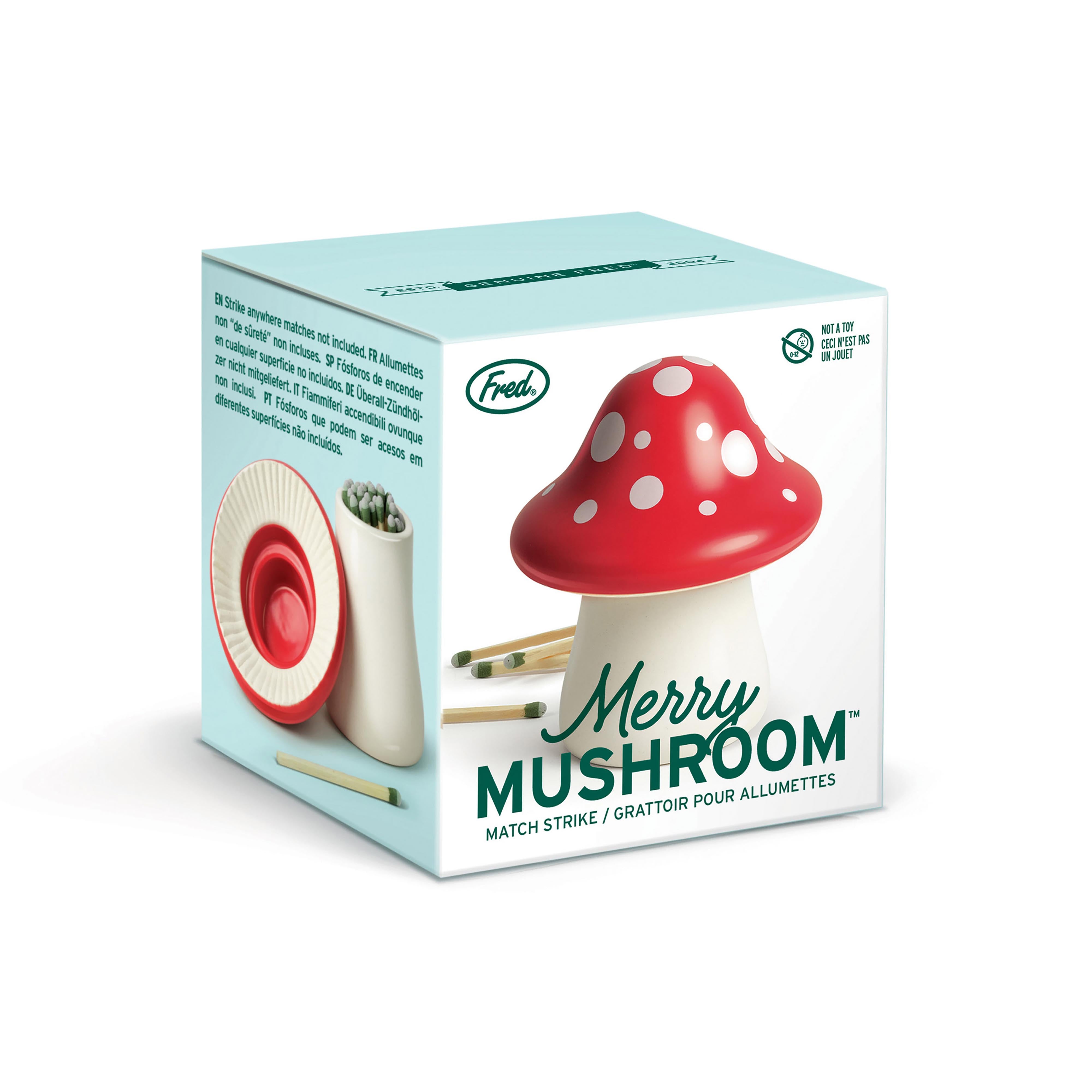 Fred Merry Mushroom Match Strike Multi-Coloured