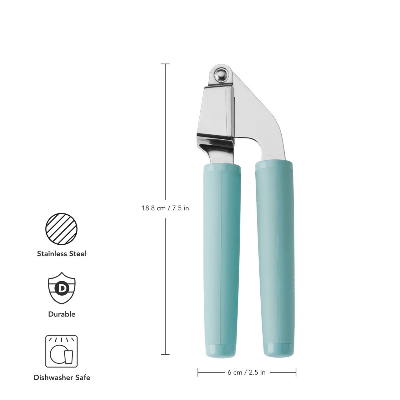 KitchenAid Soft Grip Garlic Press (Mineral Water)
