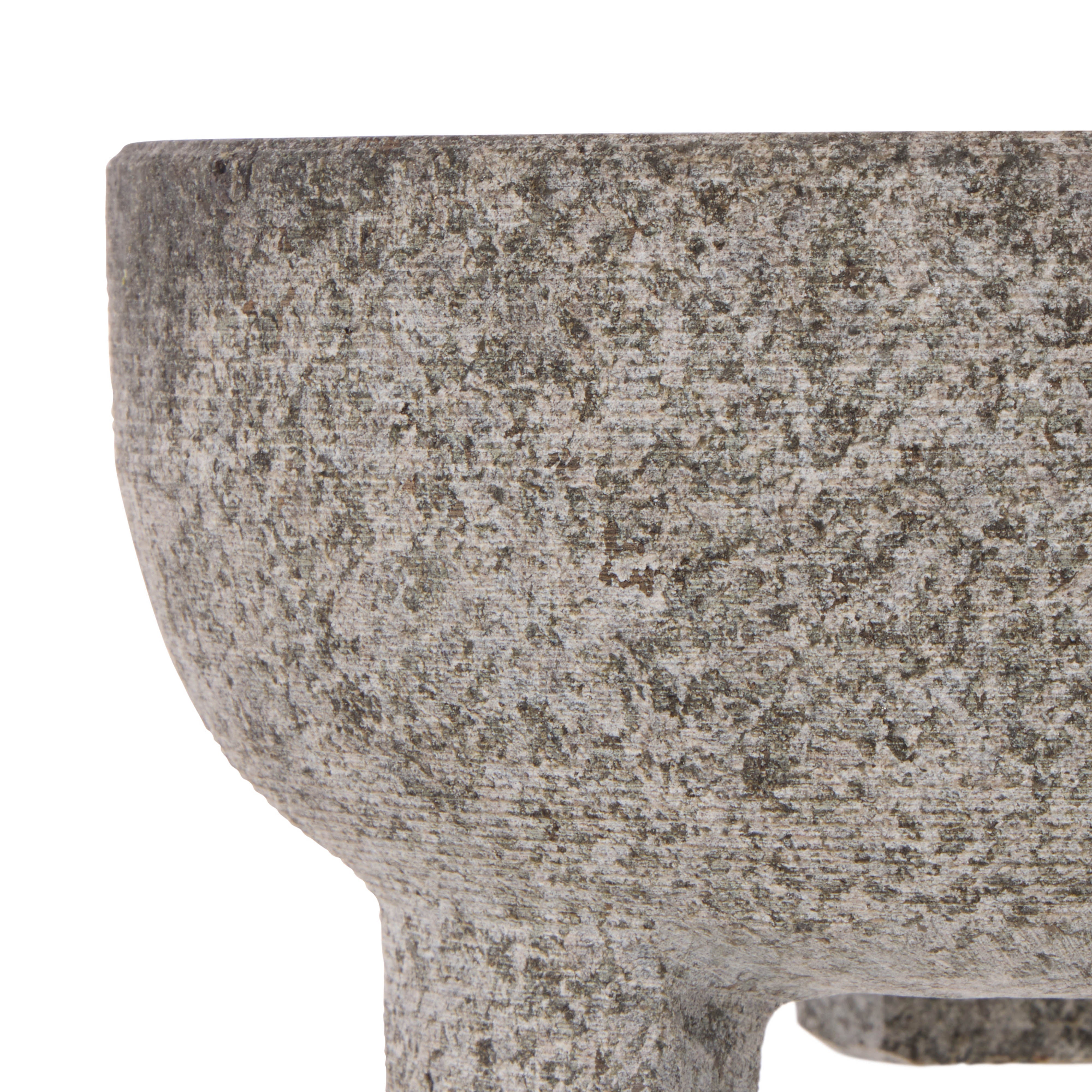 Davis & Waddell Granite Mortar & Pestle 18x18x9cm Grey