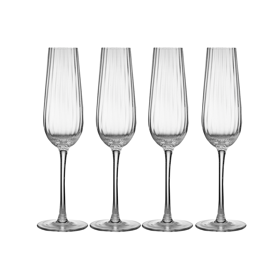 Tempa Esme Clear 4pk Champagne Glass