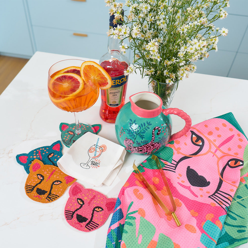 Annabel Trends Microfibre Tea Towel Waffle Love