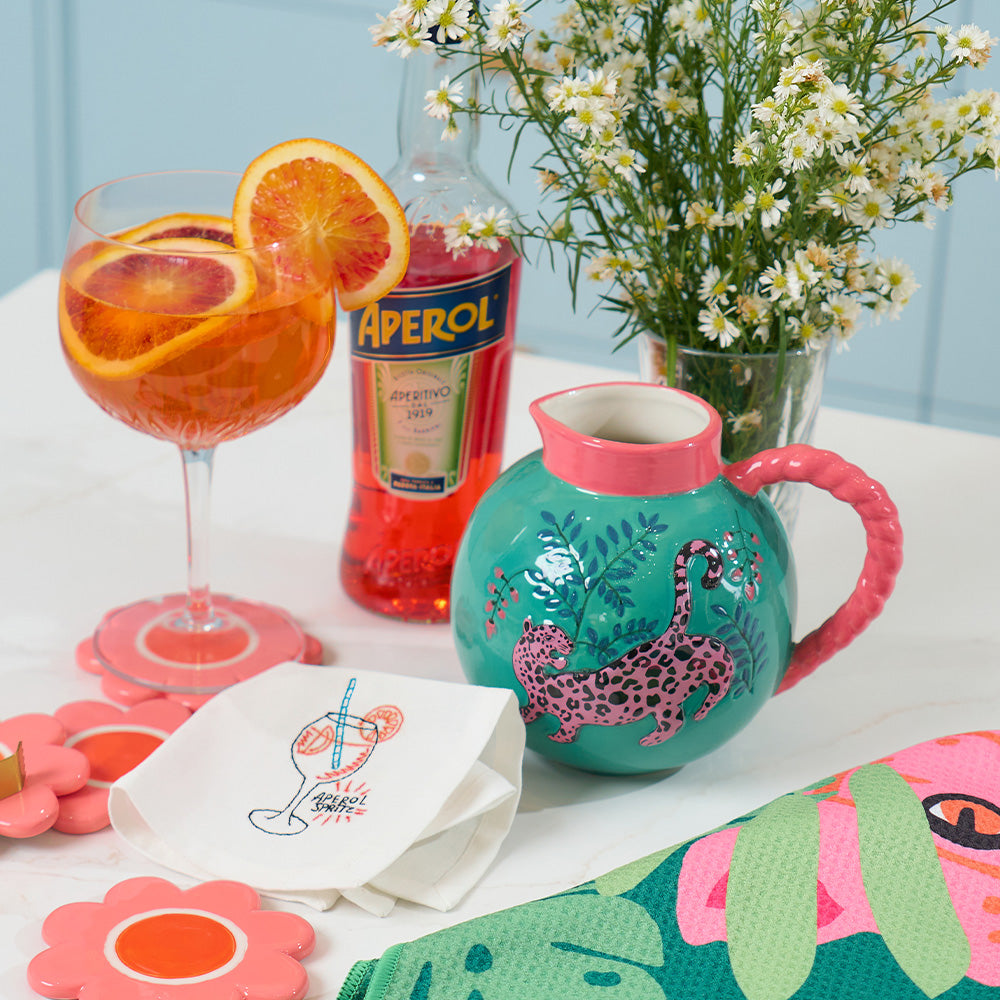 Annabel Trends Ceramic Jug Cheetah