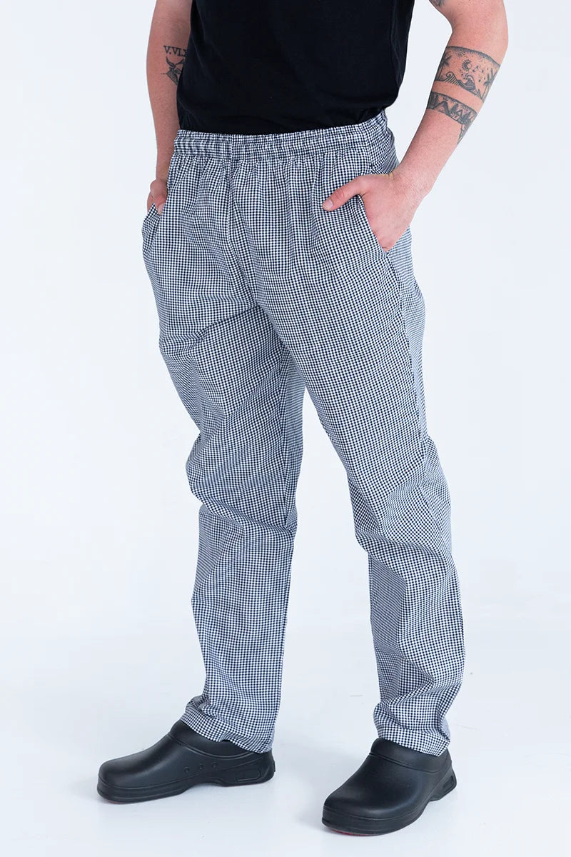 Aussie Chef Traditional Check Pants - L
