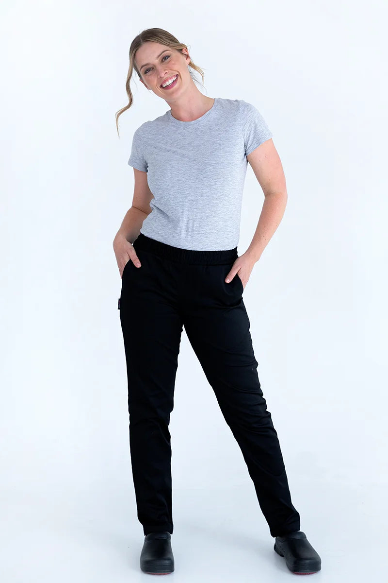 Aussie Chef Womens Black Pants - Size 12