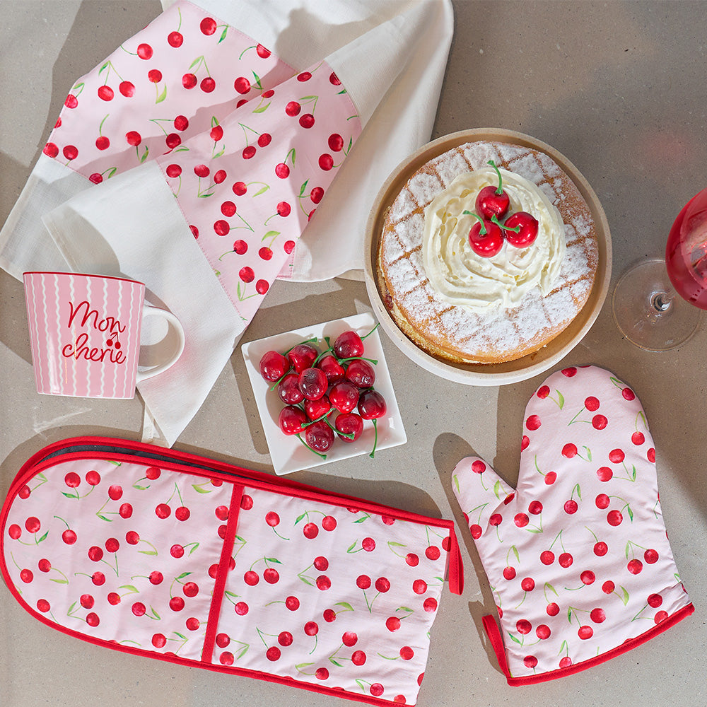 Annabel Trends Cotton Tea Towel Cherrylicious