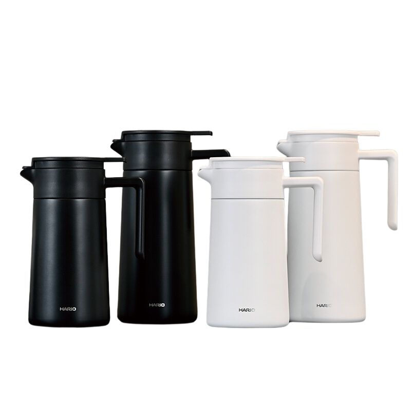 Hario Double Walled Thermal Pot 600ml - Black