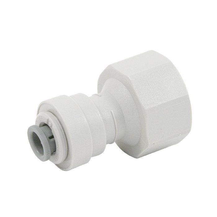 John Guest Adaptor - 1/2" Fem BSP to 1/4" PF