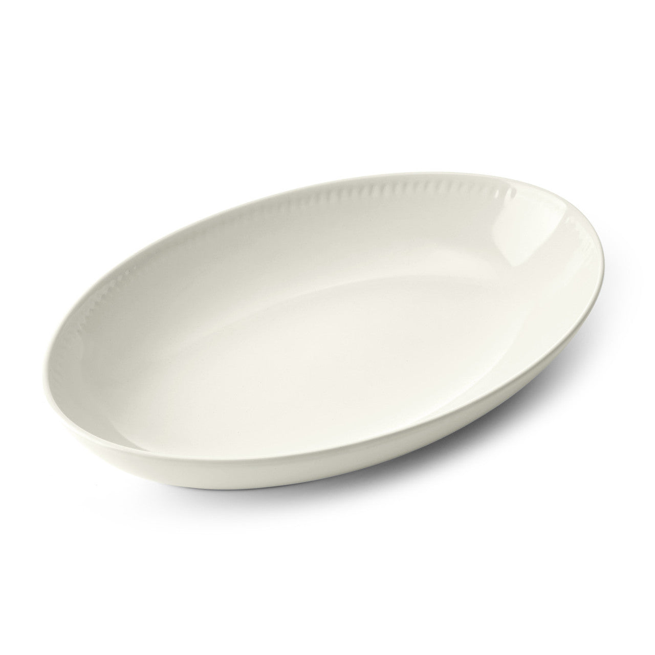 Mikasa Cranborne Stoneware Oval Serving Bowl 30.5cm (Cream)