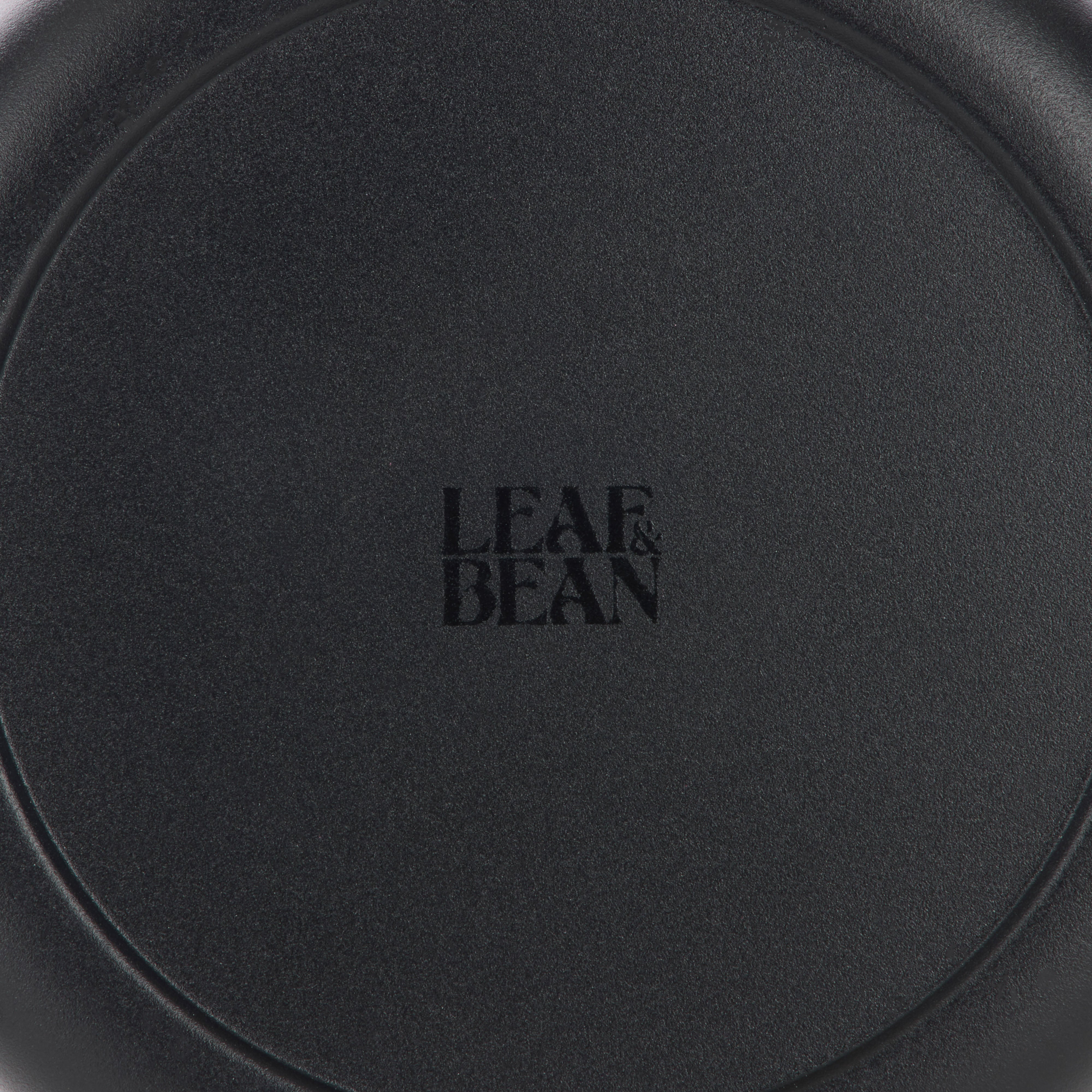 Leaf & Bean Airtight Stainless Steel Canister Small Black