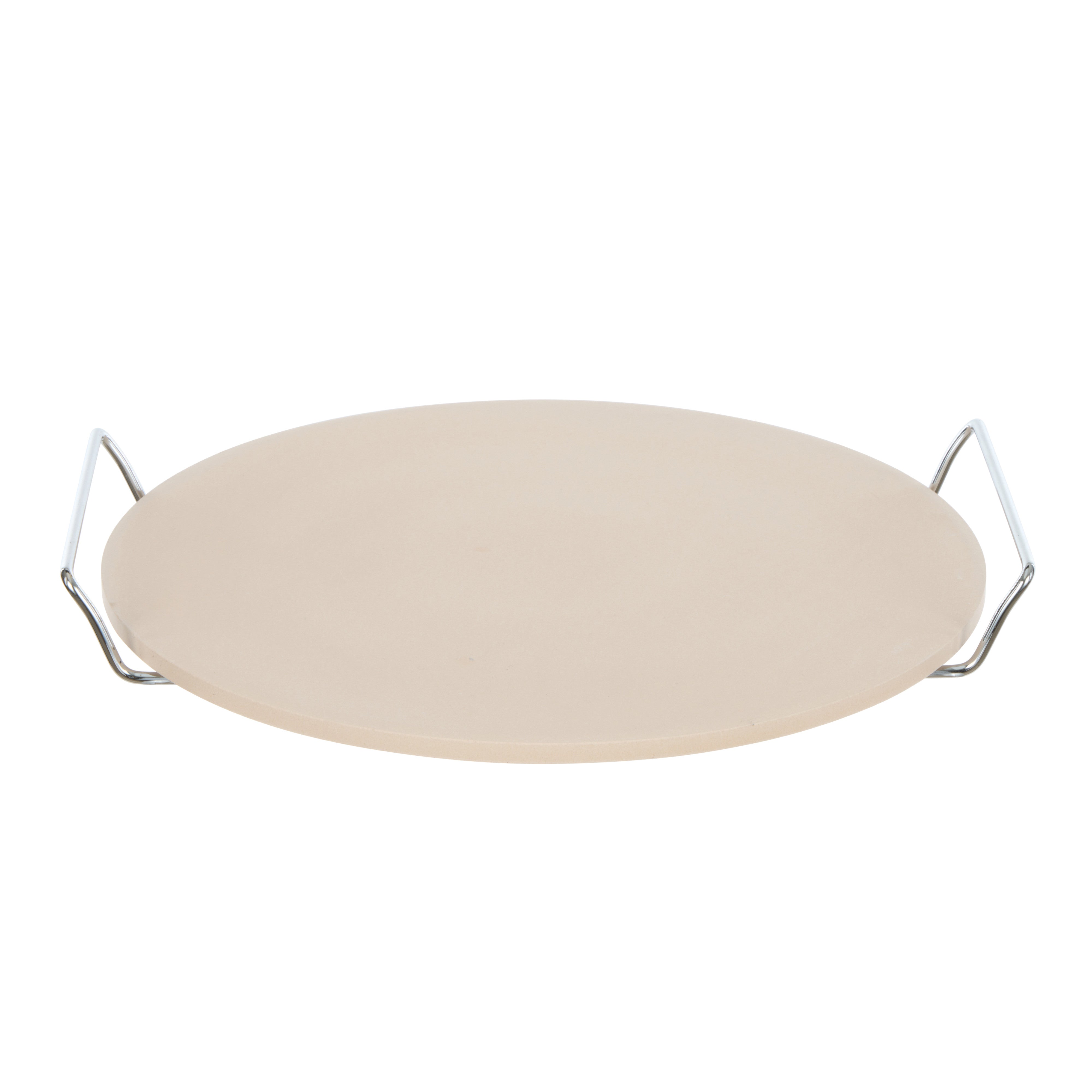 MasterPro 33cm Pizza Stone with Reversible Rack