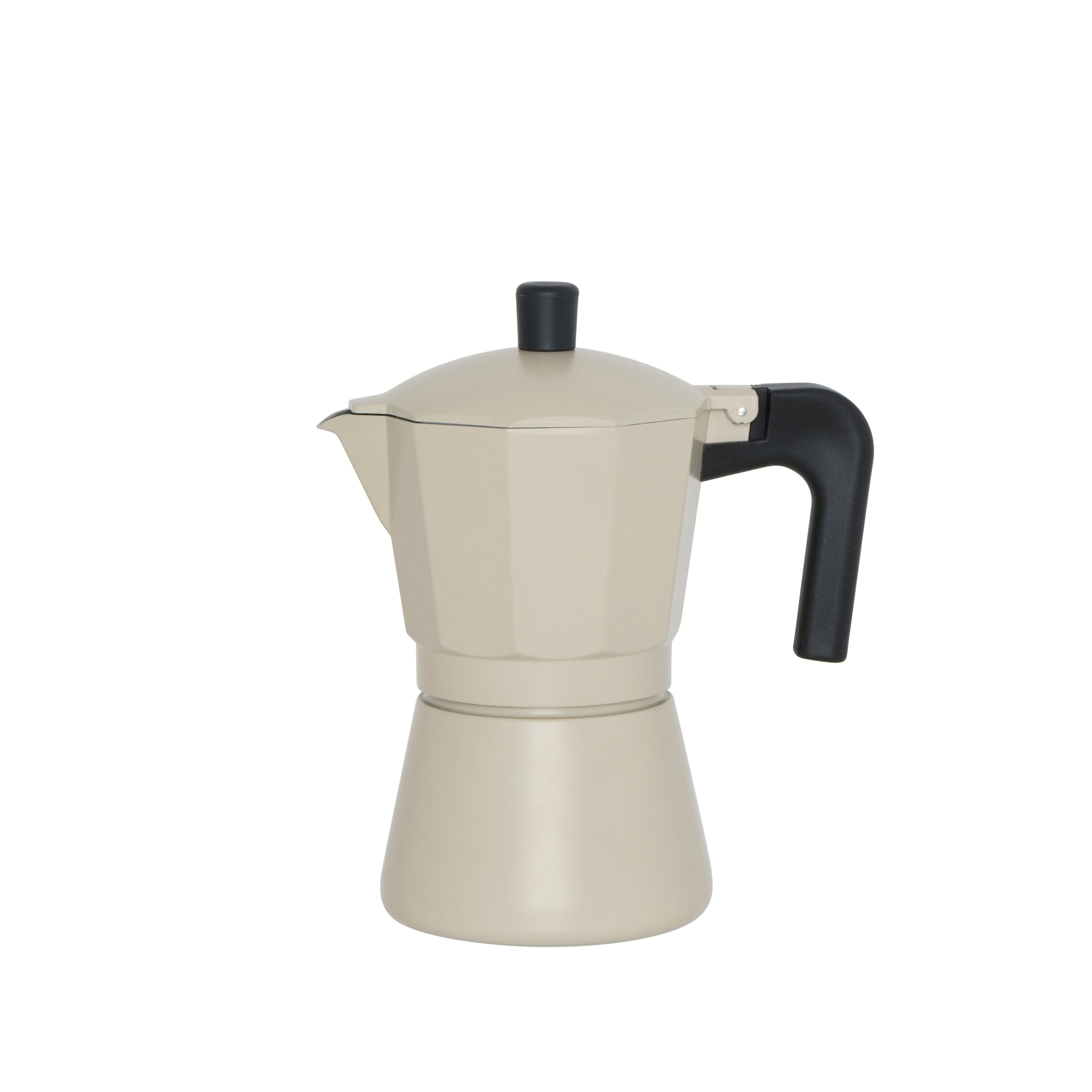 Leaf & Bean Piazza Stovetop Espresso Maker 6 Cups Oat