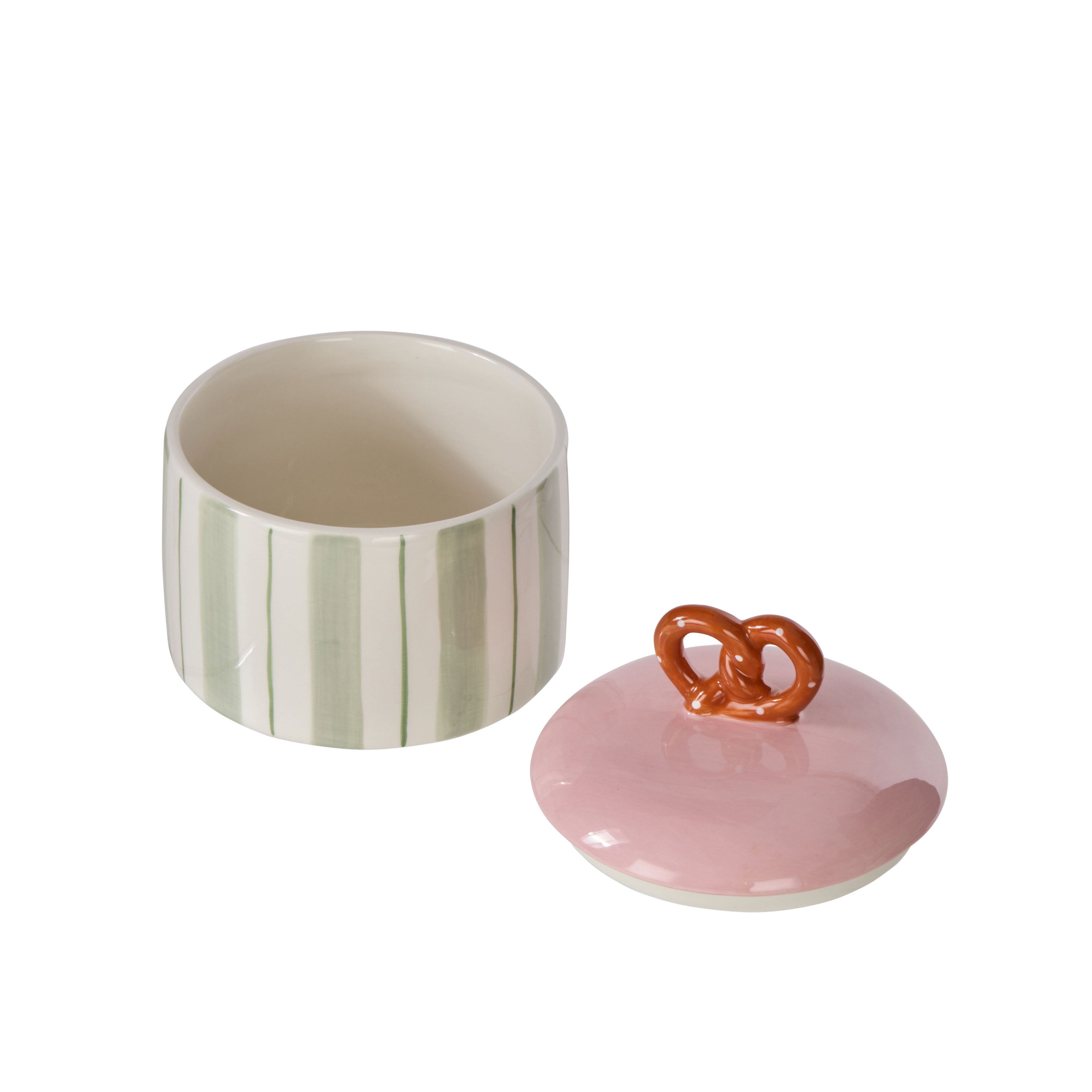 Emporium Pierre Pretzel Stripe Cannister Multi-Coloured