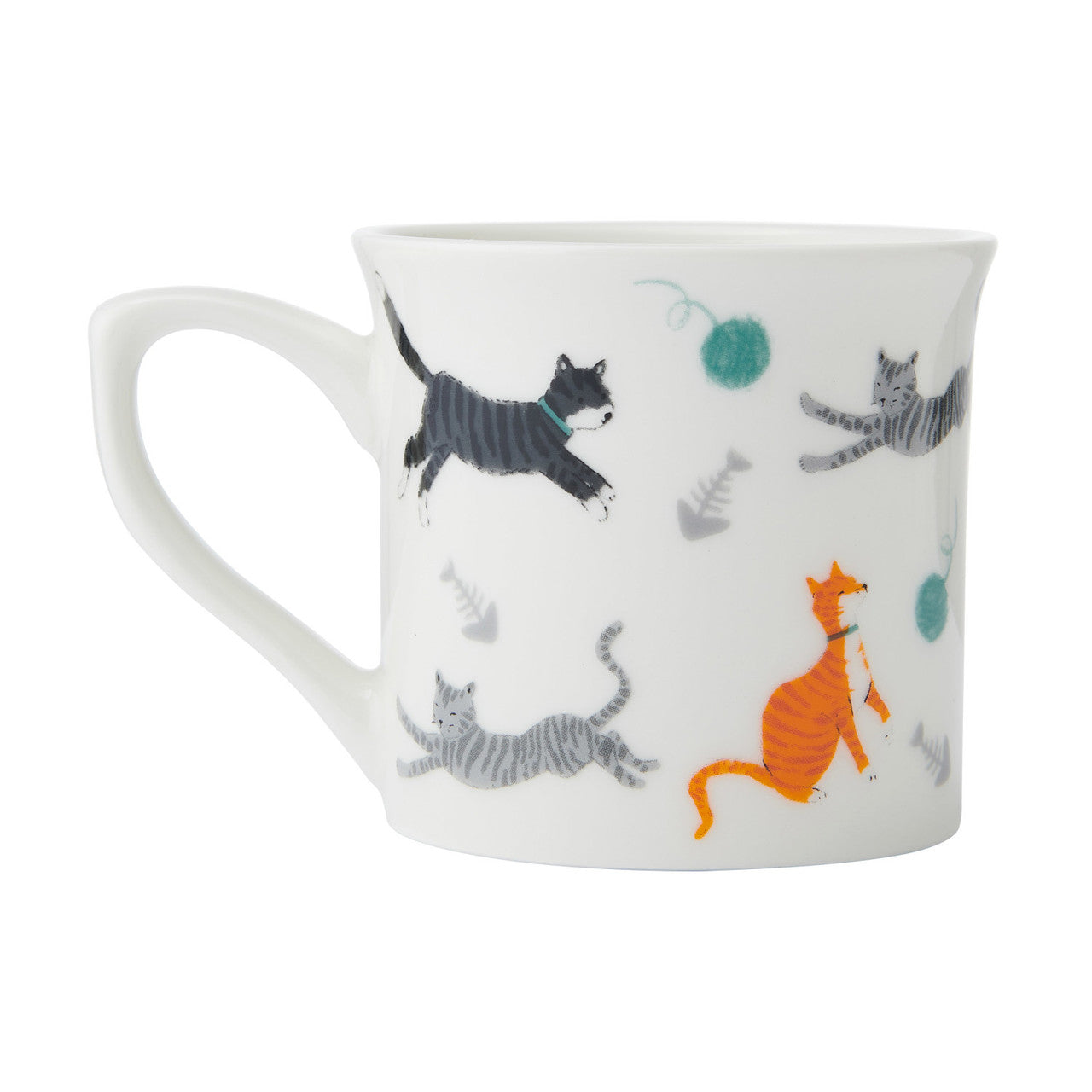 Mikasa Fine Bone China Fluted Mug 300ml (Cat)