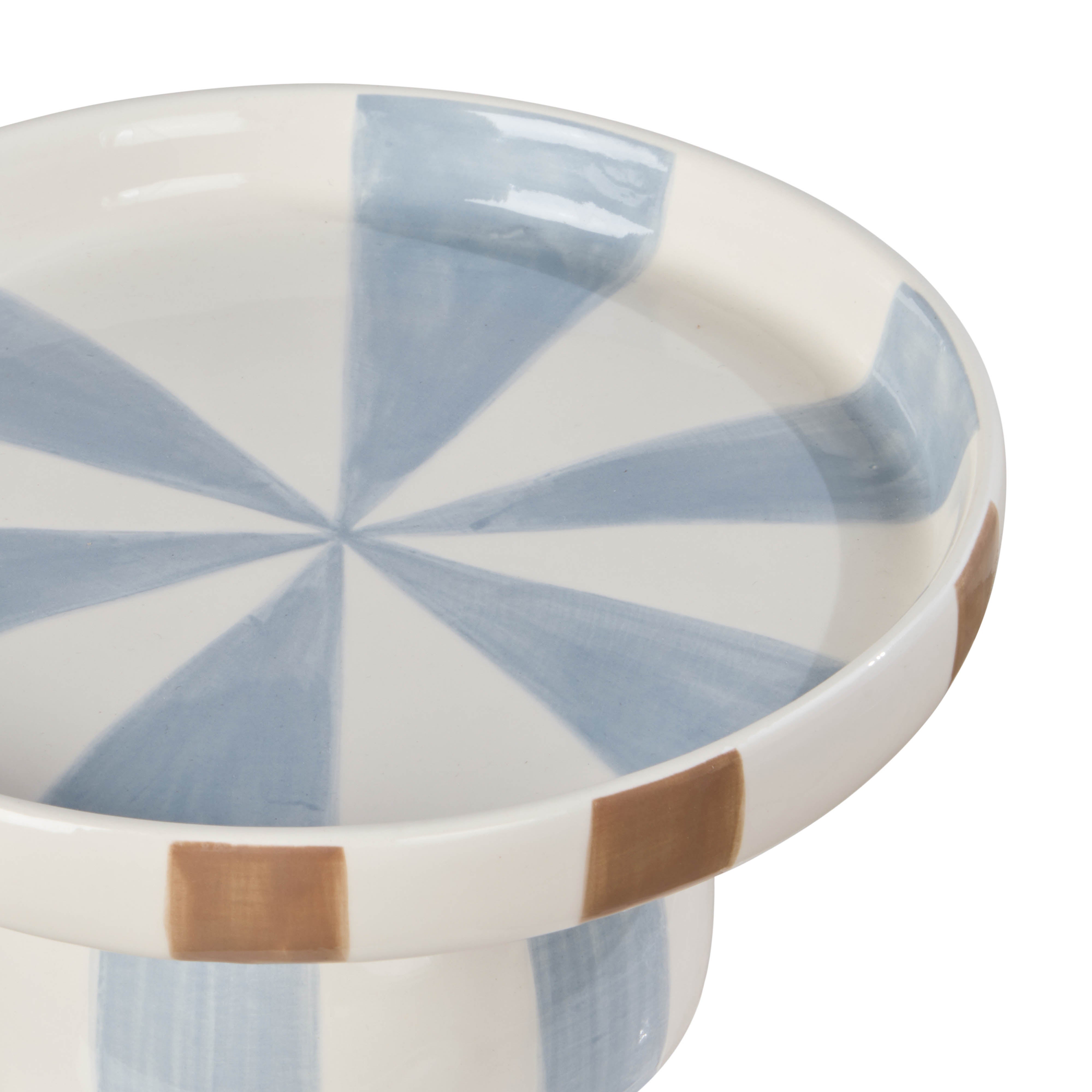 Emporium Coco Stripe Dish Multi-Coloured