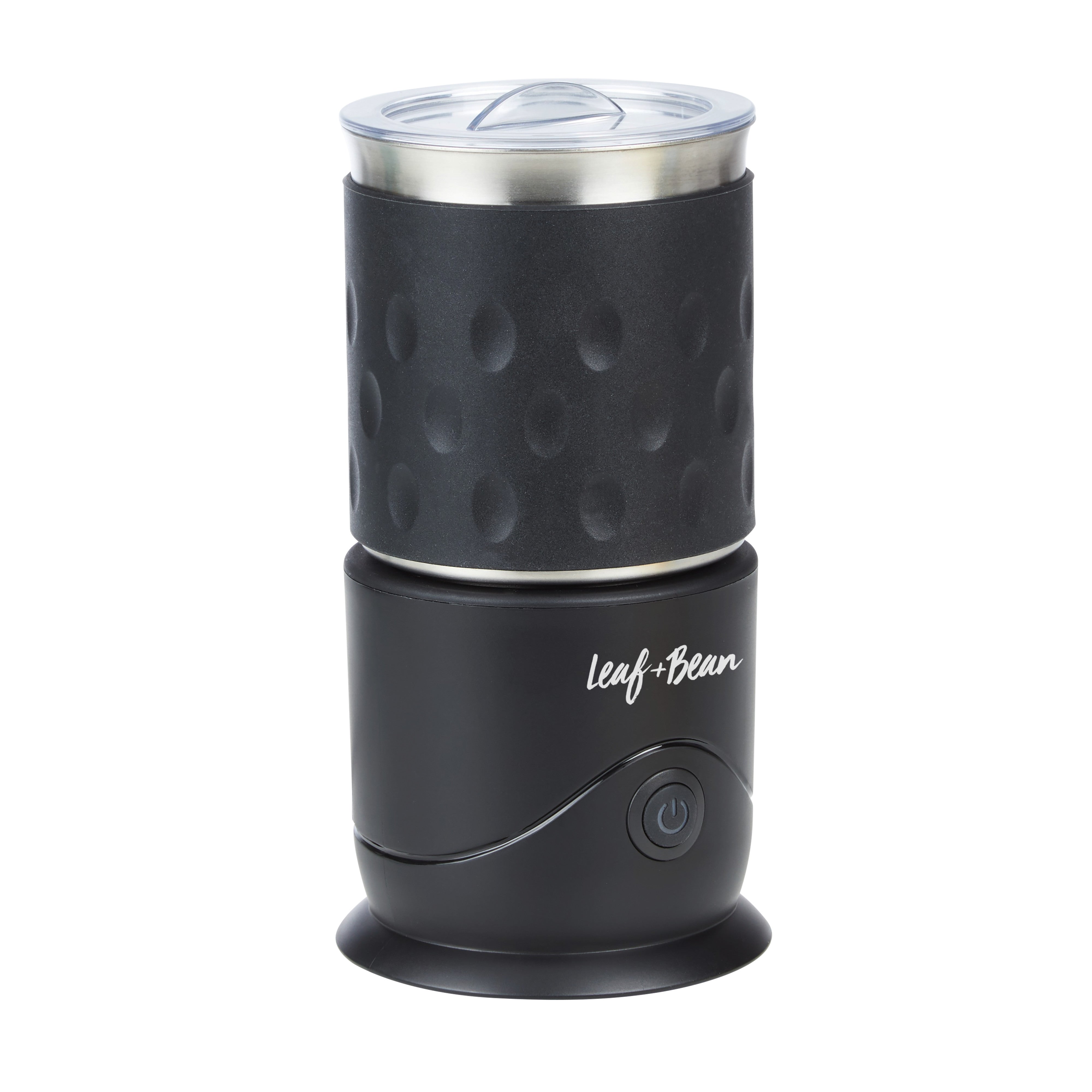 Leaf & Bean Electric Magnetic Milk Frother & Warmer Matte Black