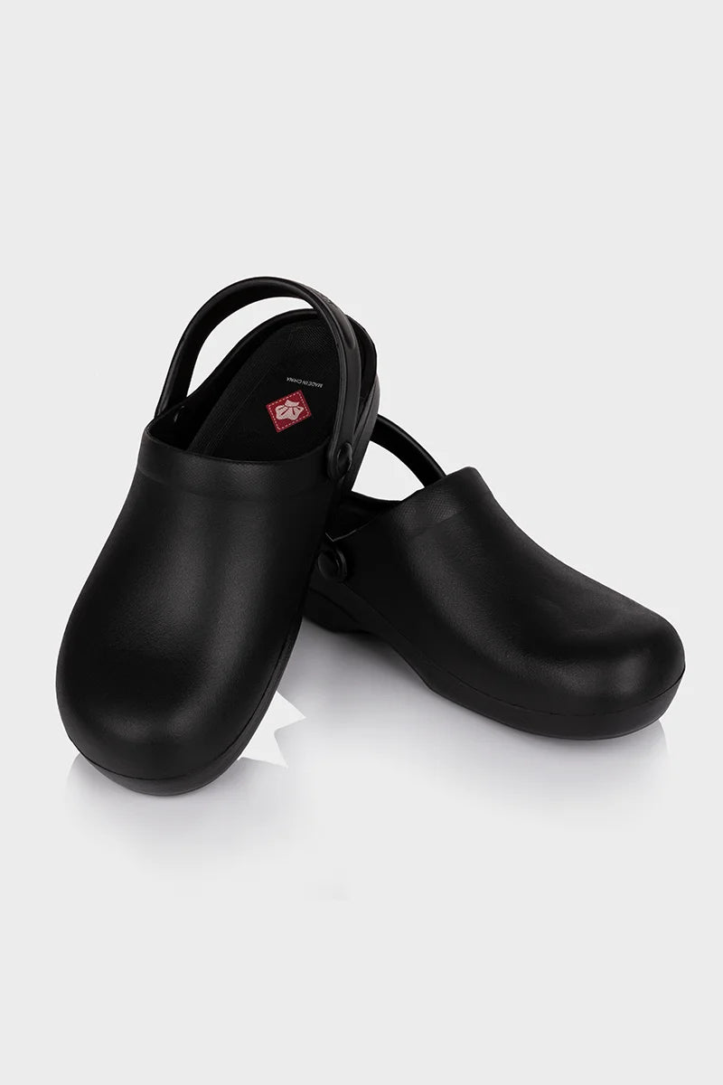 Aussie Chef Slip-On Clogs Black-36
