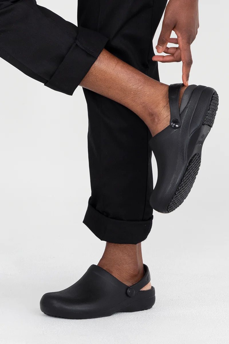 Aussie Chef Slip-On Clogs Black-43