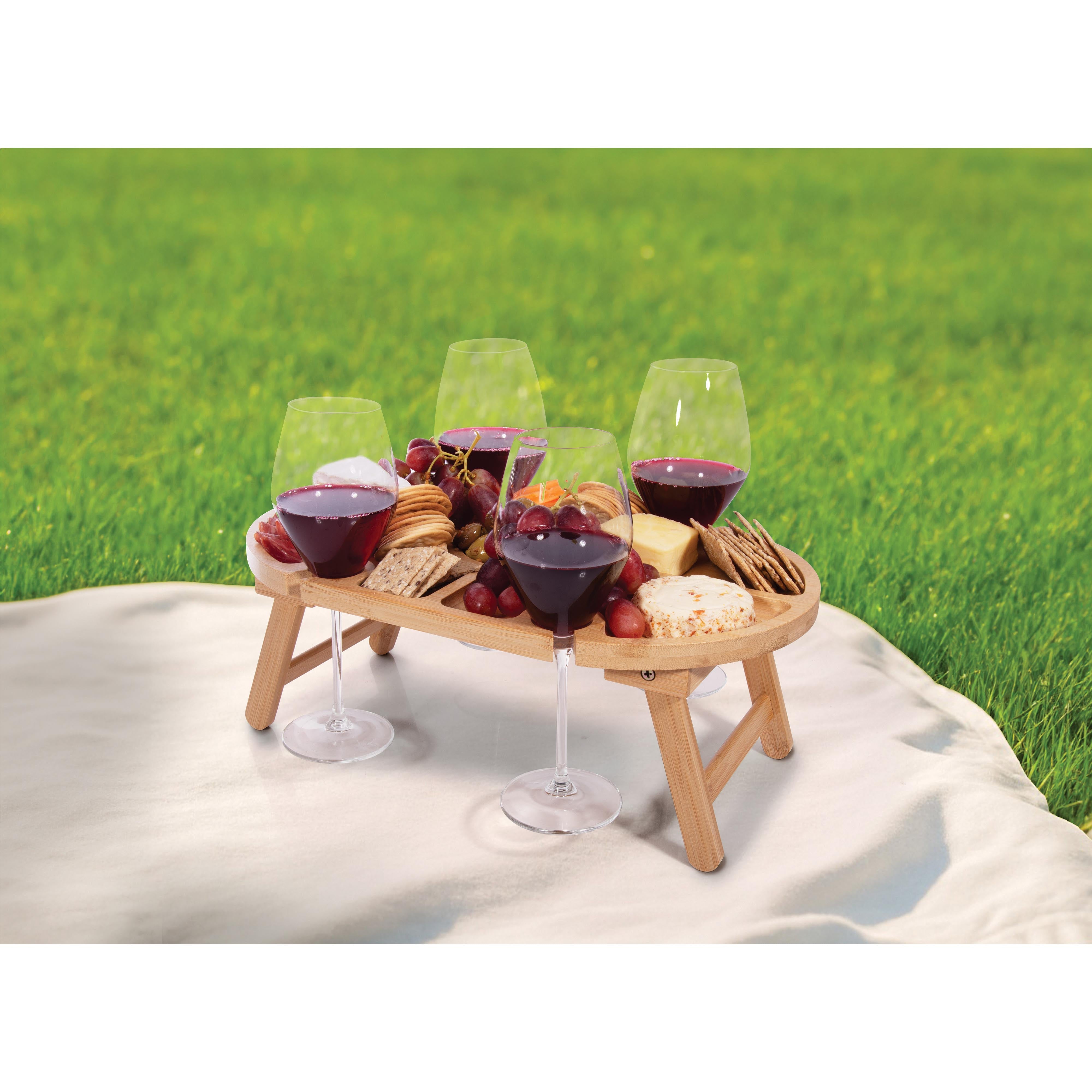 isGift Eclectic Summer Mini Picnic Table Natural