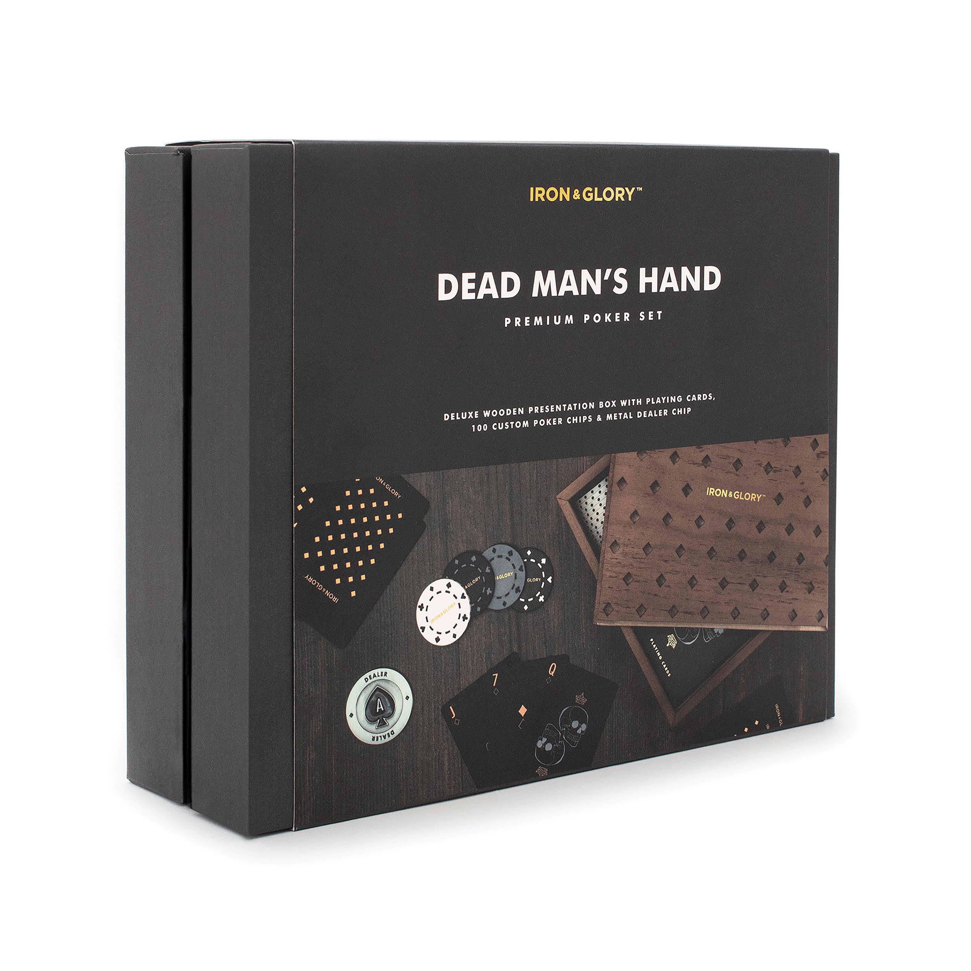 Luckies Iron & Glory Dead Man's Hand Poker Set