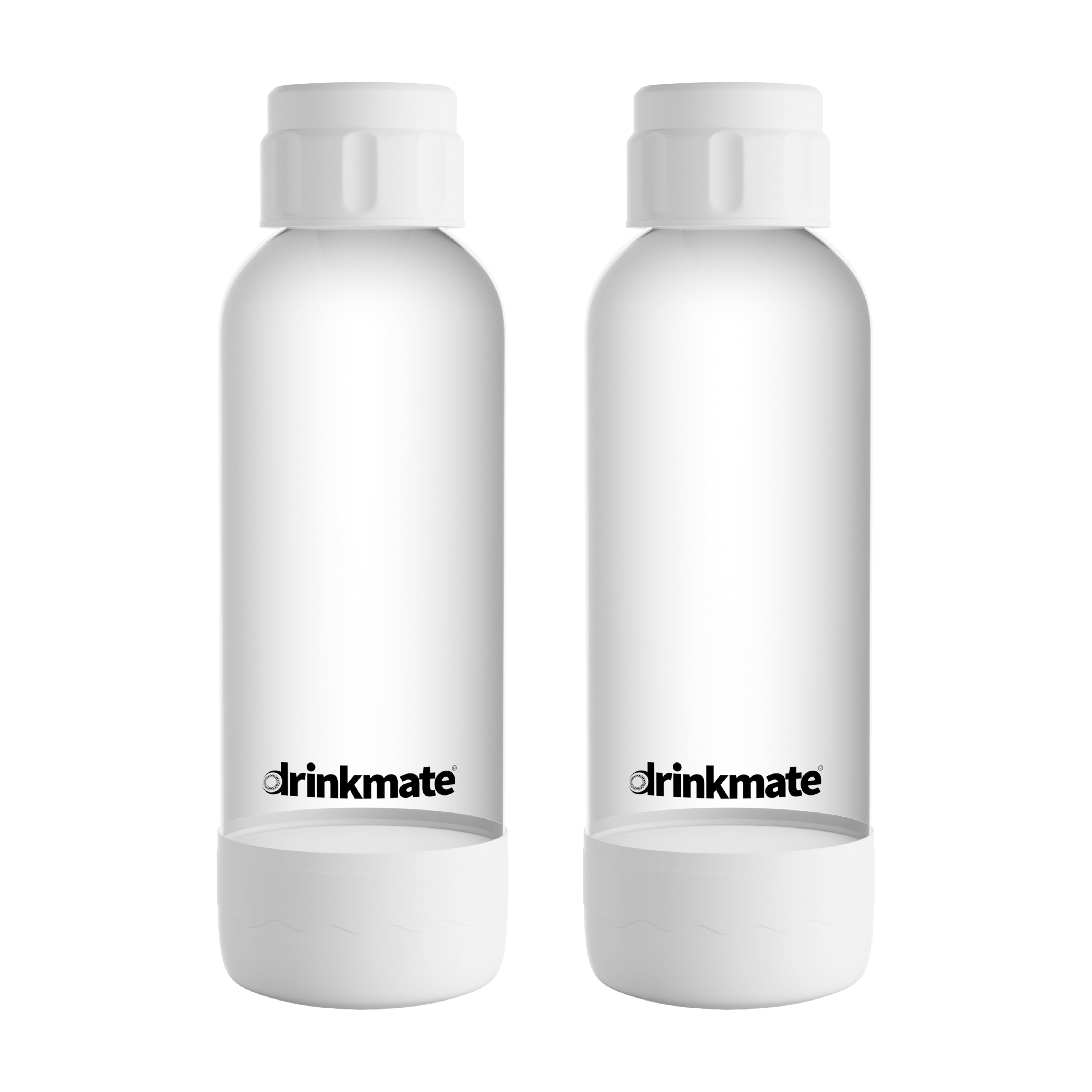 Drinkmate 1 Litre Bottle Twin Pack White