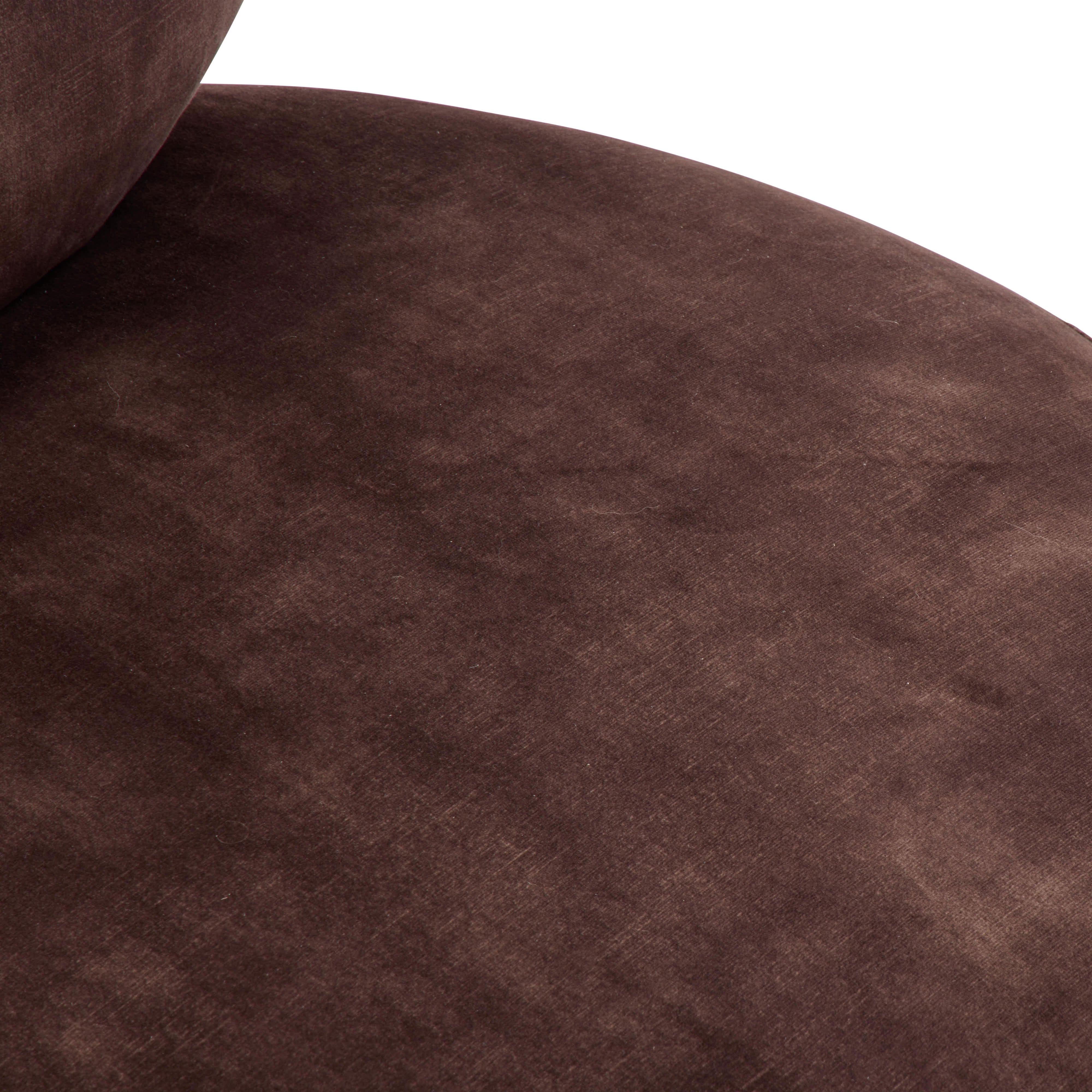Grand Designs Jex Armchair Antique Brown & Brushed Chrome