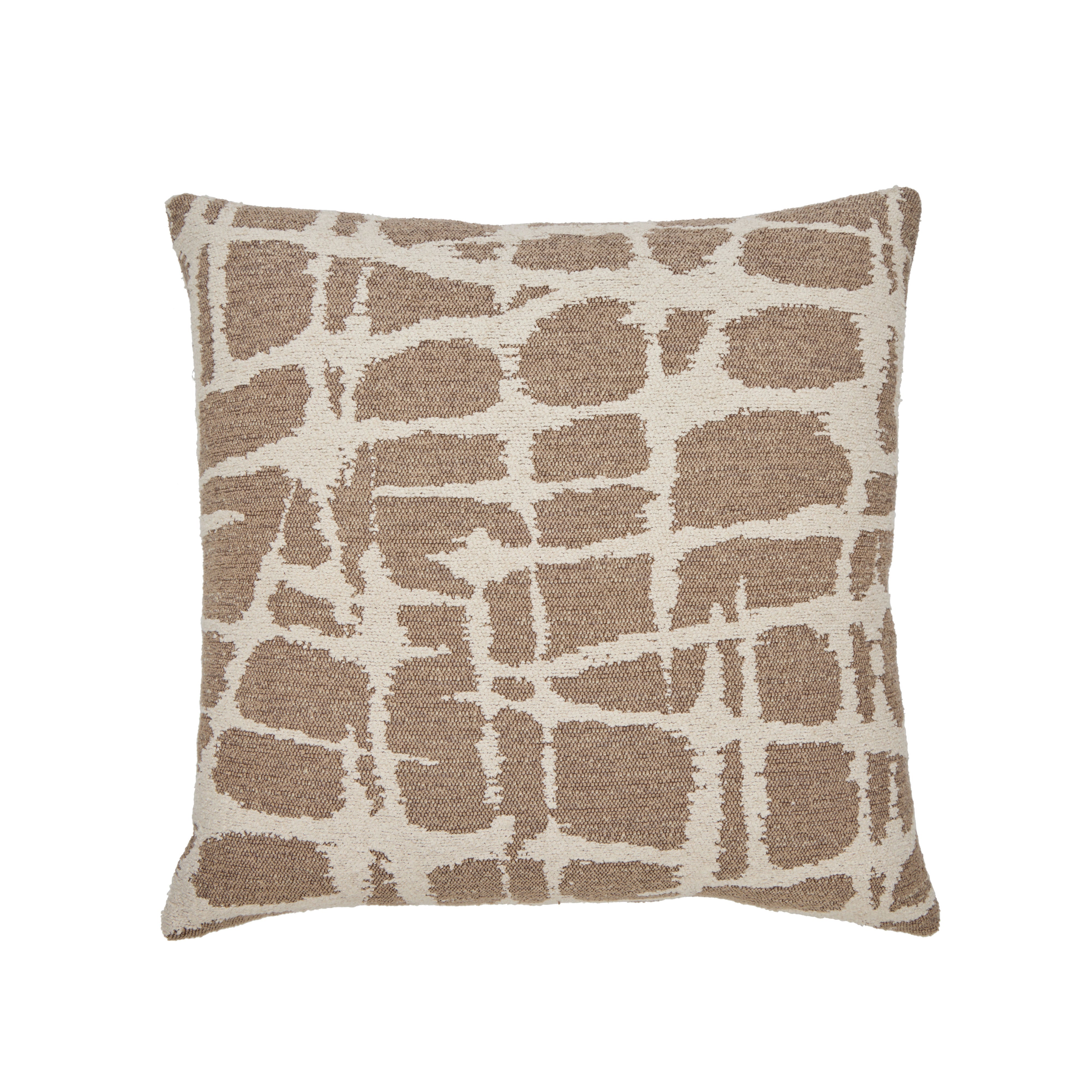 Grand Designs Ilara Cushion Brown & Ivory