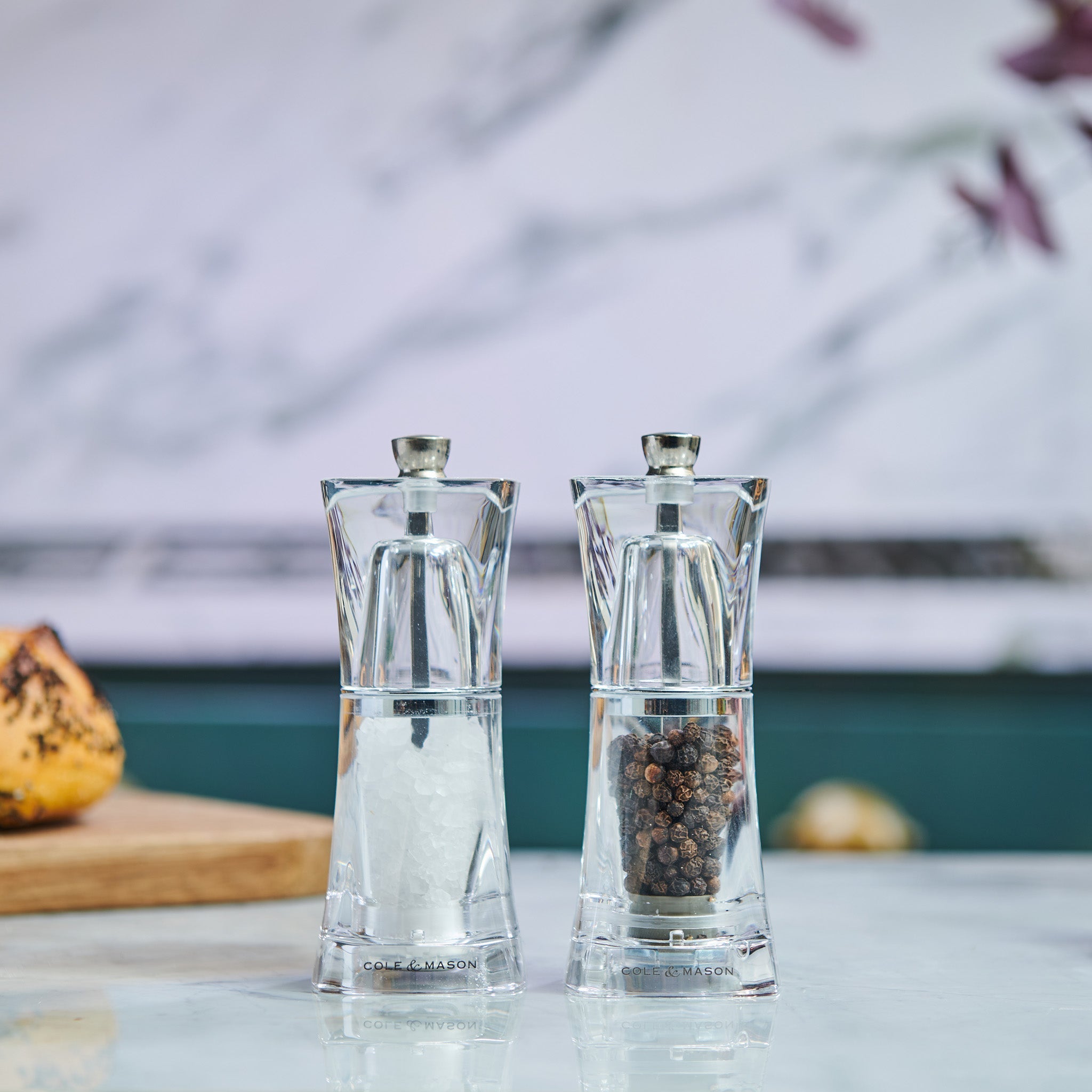 Cole & Mason Crystal Salt & Pepper Mill Gift Set