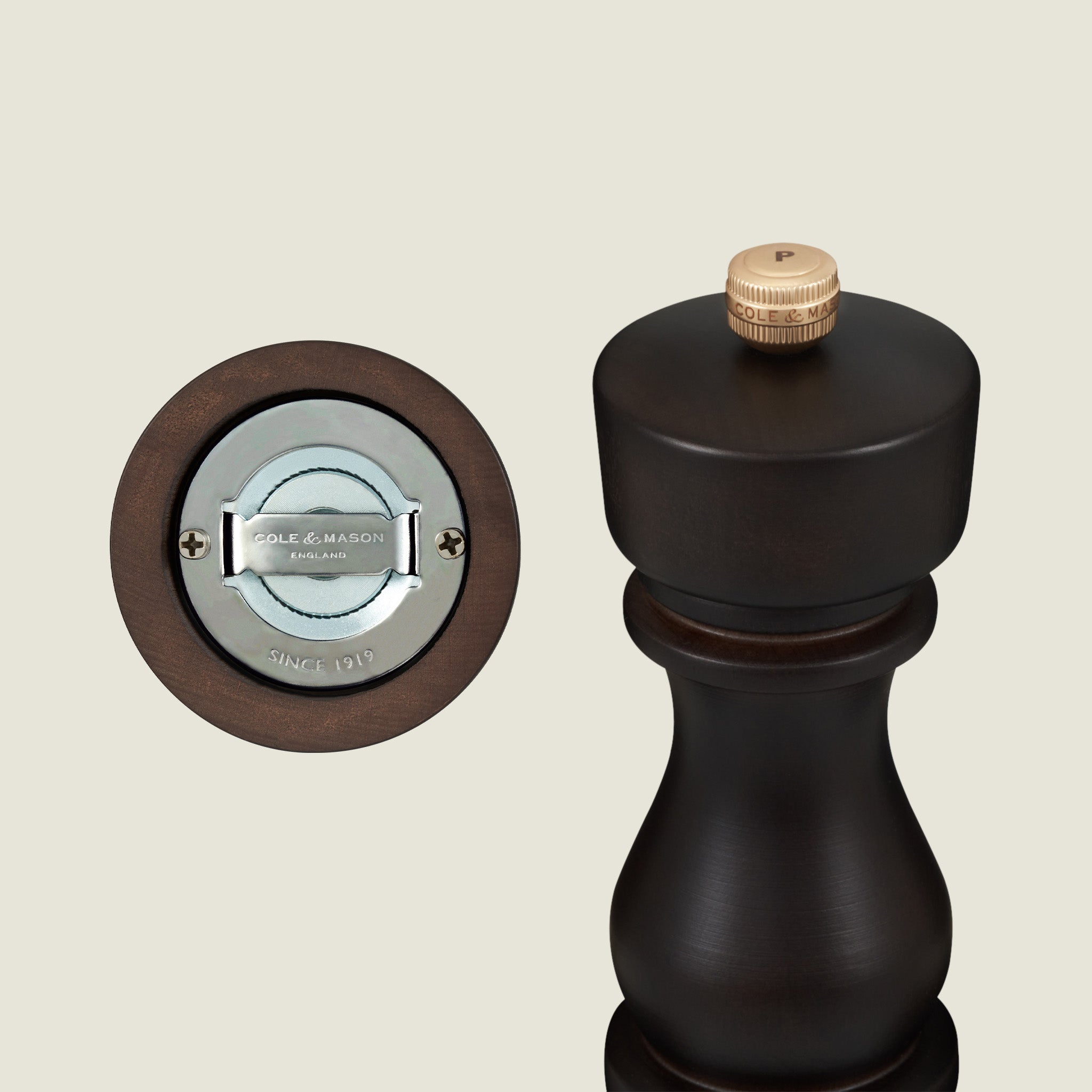 Cole & Mason London Pepper Mill 130mm Chocolate
