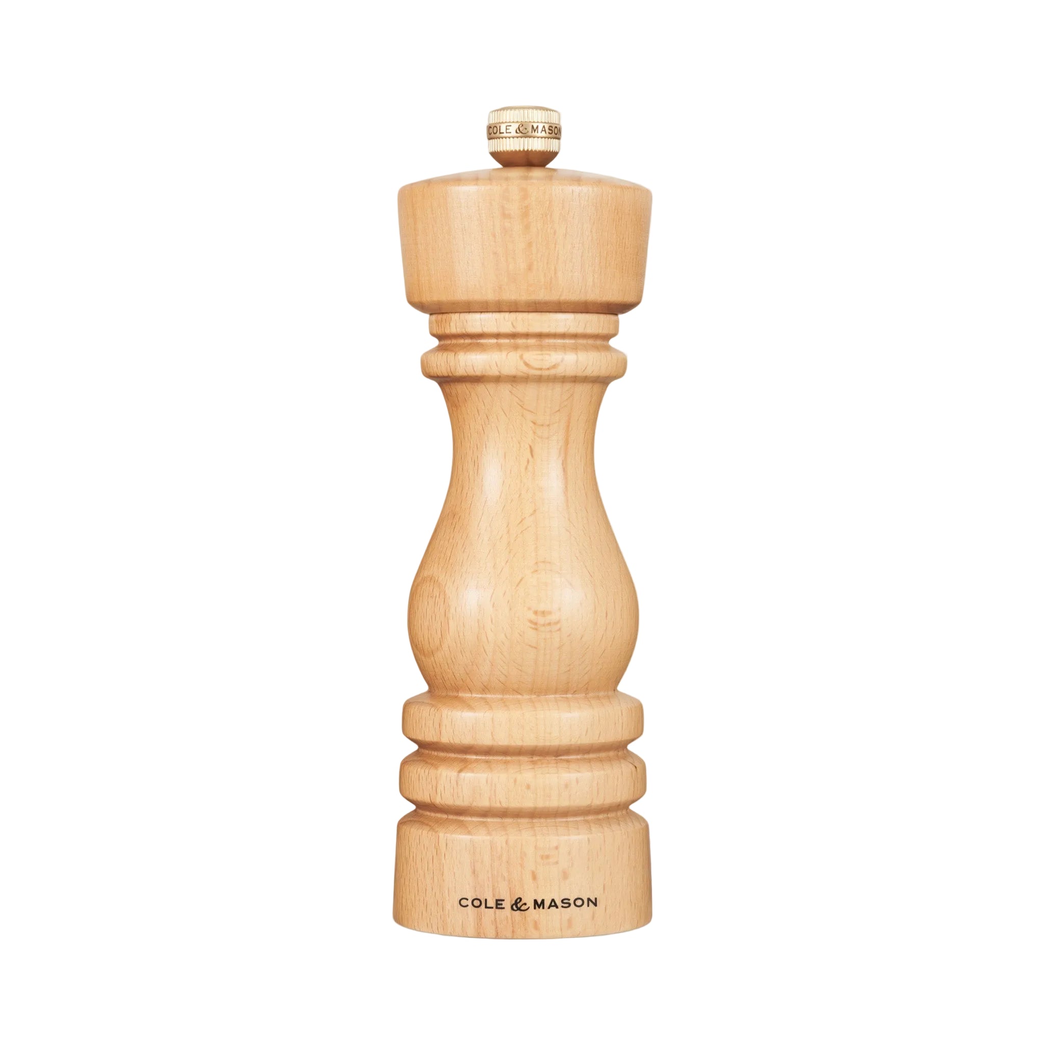 Cole & Mason London Pepper Mill 180mm Natural Beech