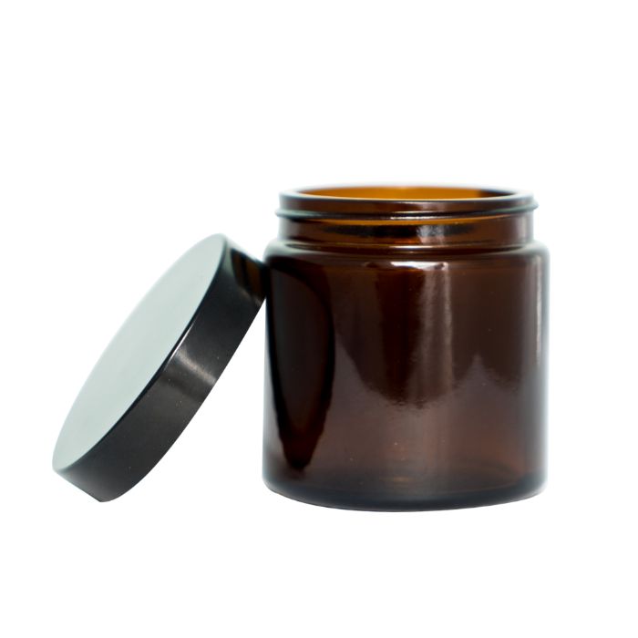 Comandante Single Bean Jar with Lid - Brown Glass