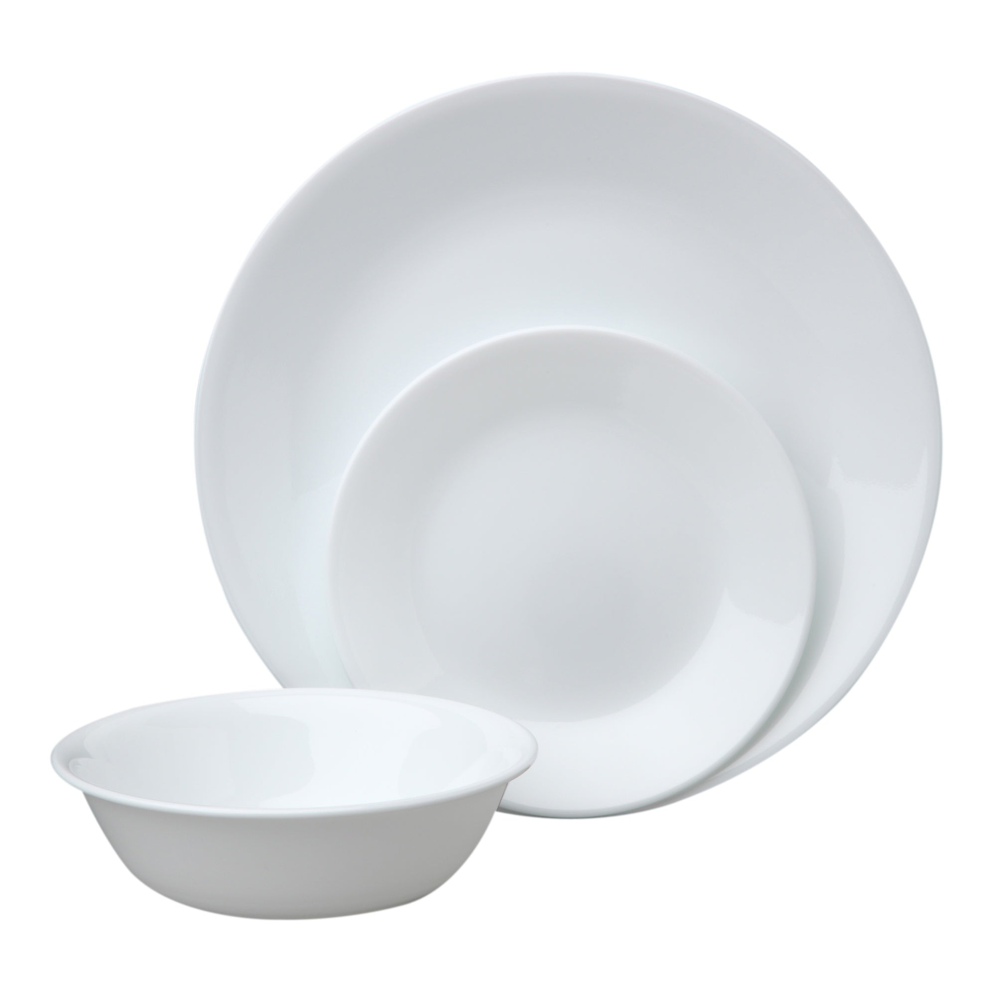 Corelle Winter Frost White 18 Piece Dinner Set