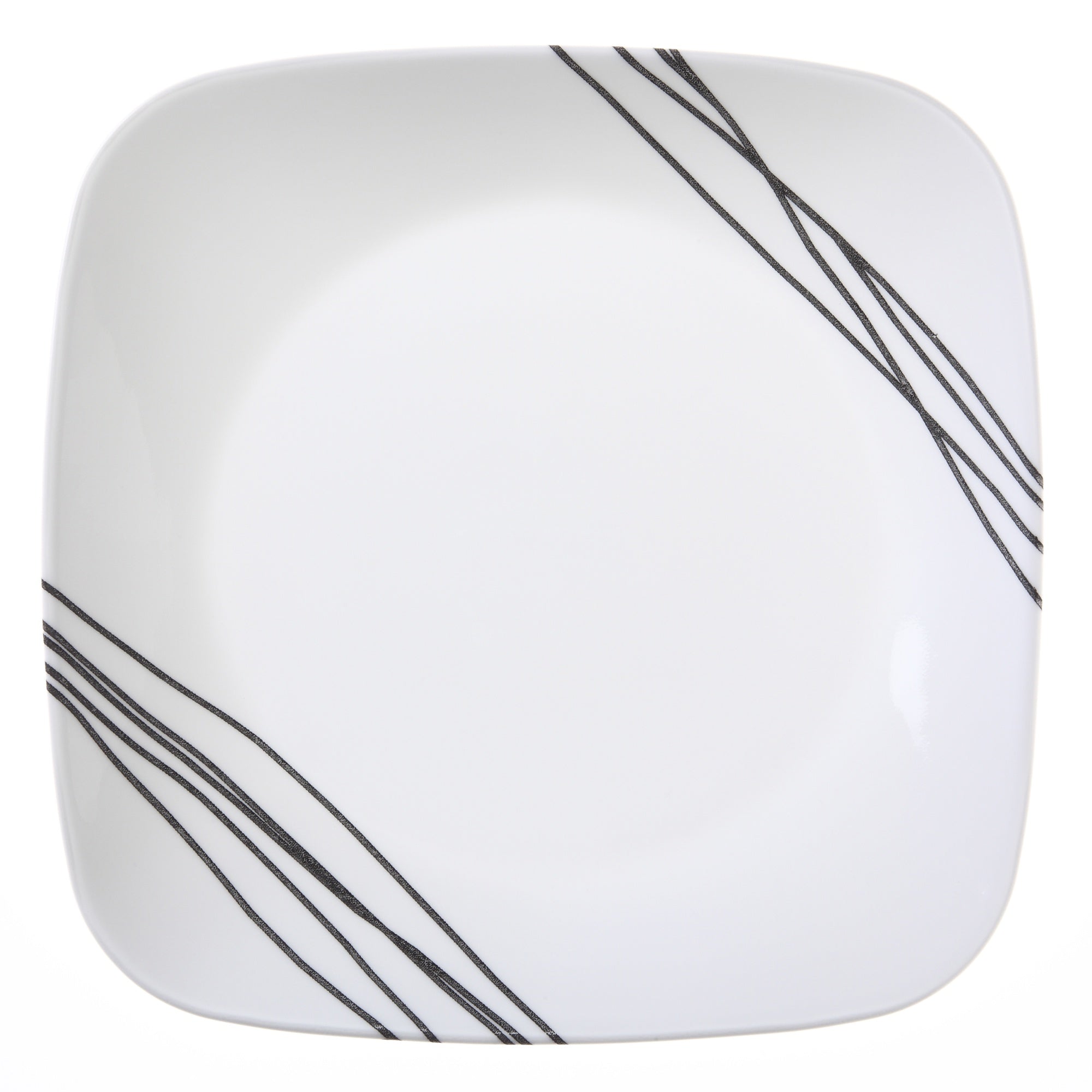 Corelle Square Simple Sketch Luncheon Plate 22.9cm