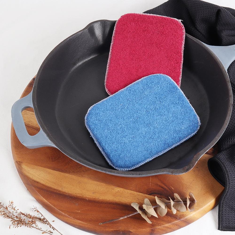 Eco Basics Cotton Foam Pot Scrubber - 2 Pack