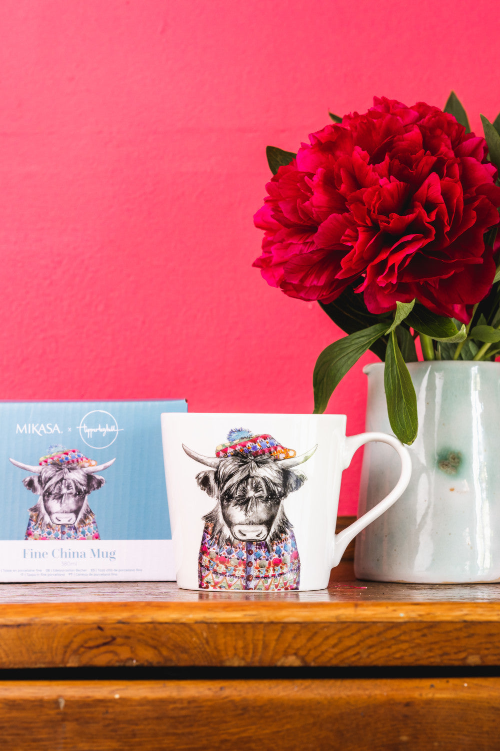 Mikasa x Tipperleyhill Fine China Mug 380ml (Cow)