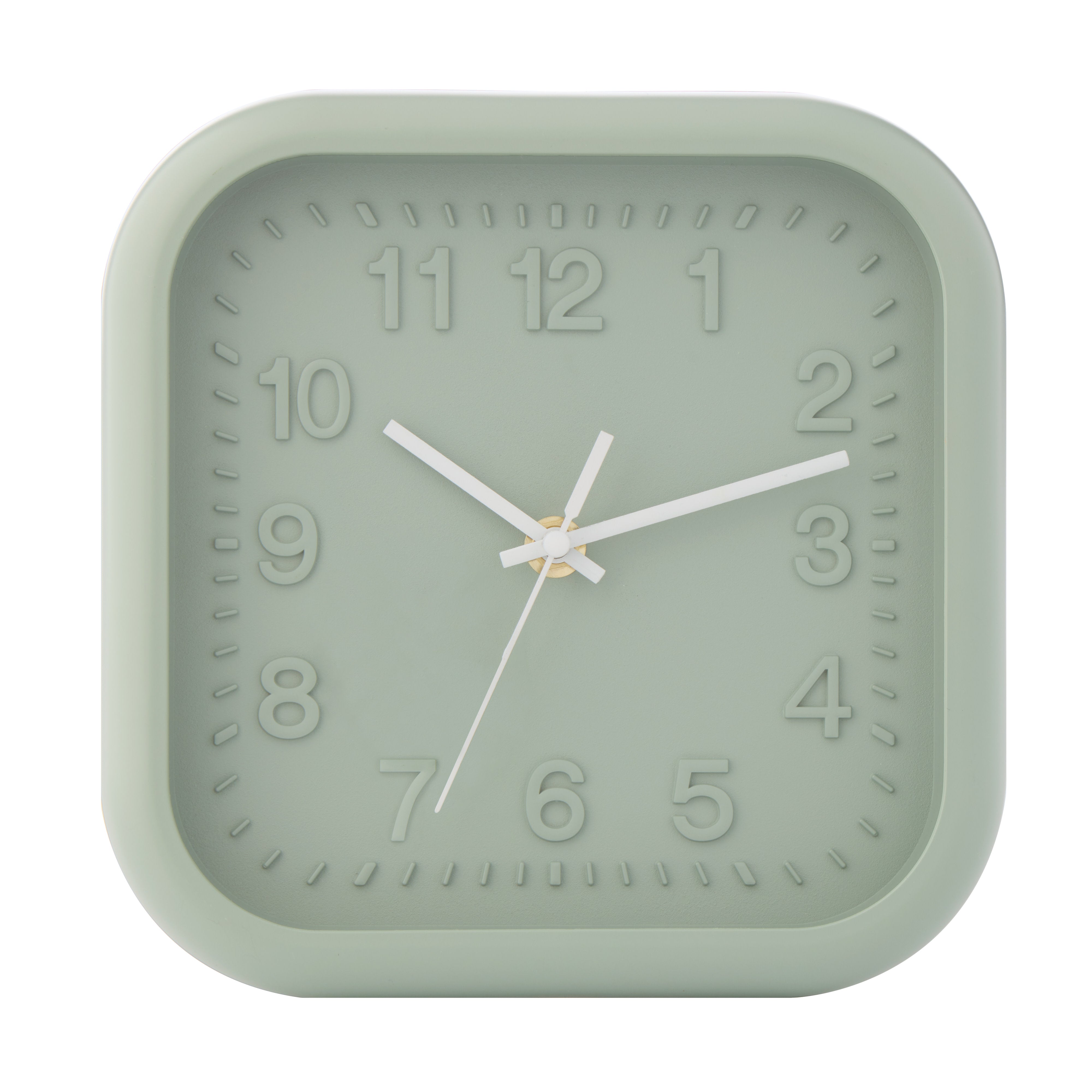 Emporium Nico Mini Wall Clock Green & White